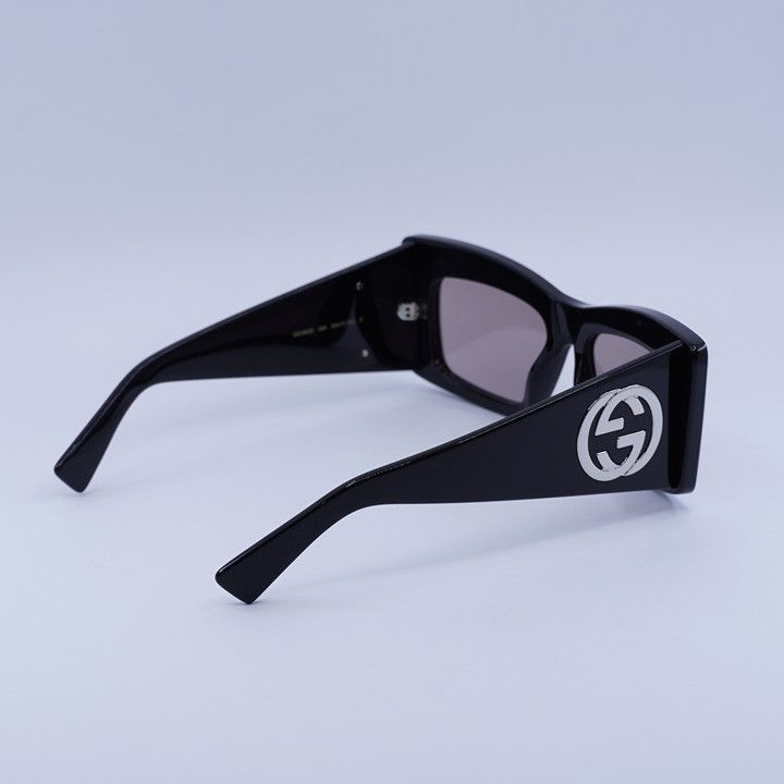Gucci Gucci GG1842S 006 Sunglasses White/Black Square Frame, Brown Size ONE SIZE - 9 Thumbnail