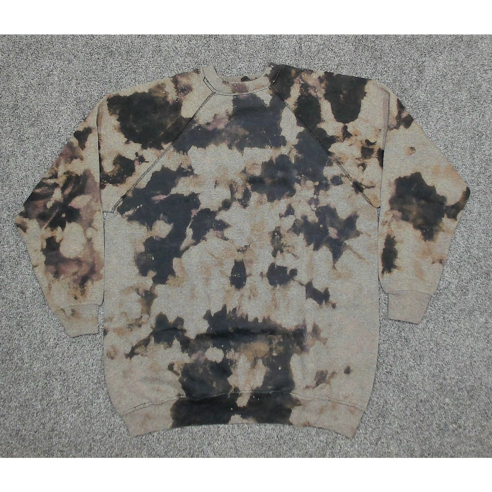 Tultex Vintage 90s Tultex Custom Reverse Bleach Sweatshirt Size XL / US 12-14 / IT 48-50 - 4 Thumbnail