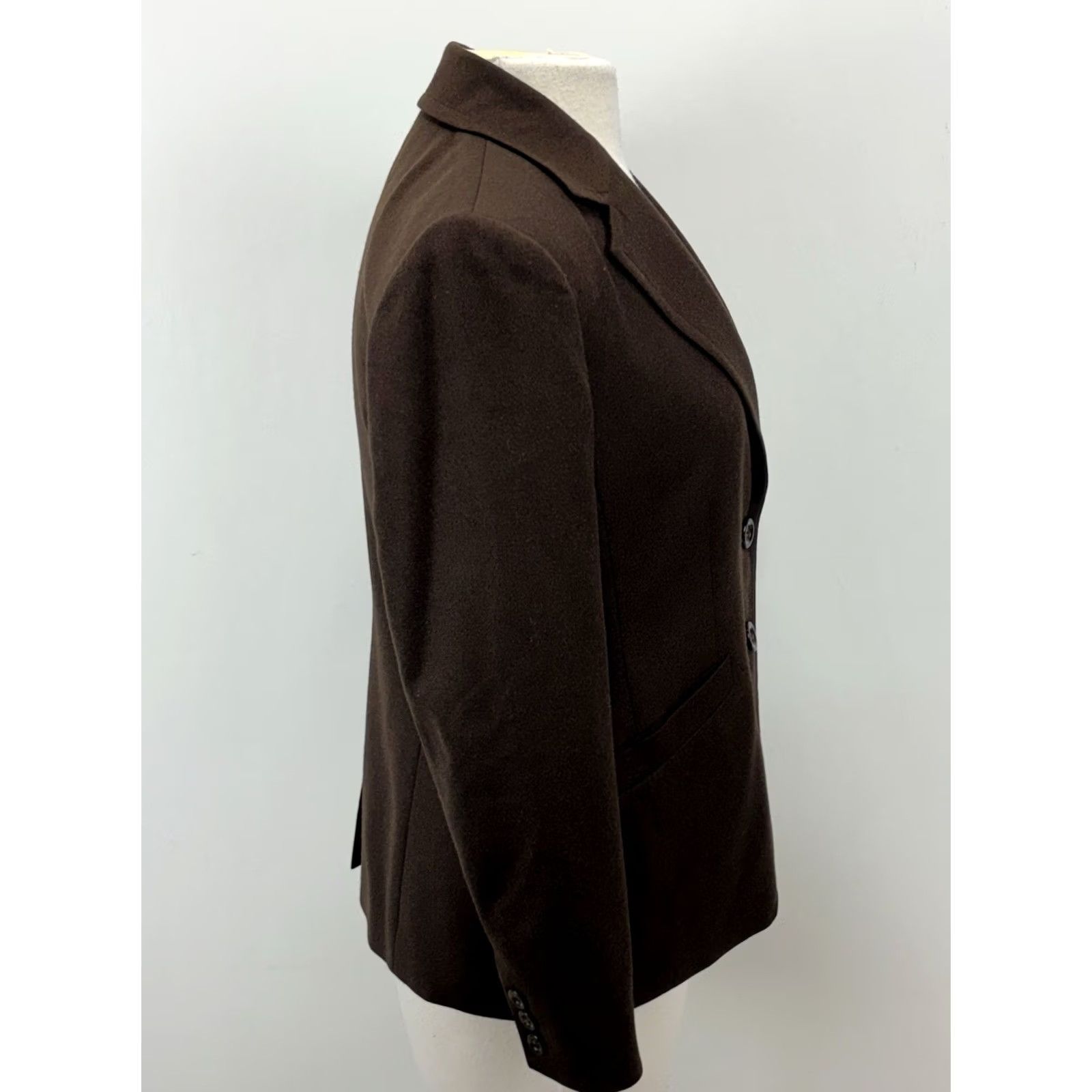 Talbots VINTAGE Talbots Wool Blazer Woman’s 4P Petite Brown Chocolate 1990s Old Money Blazer Womens Wool Blend Jacket Mens? Size S / US 4 / IT 40 - 4 Thumbnail