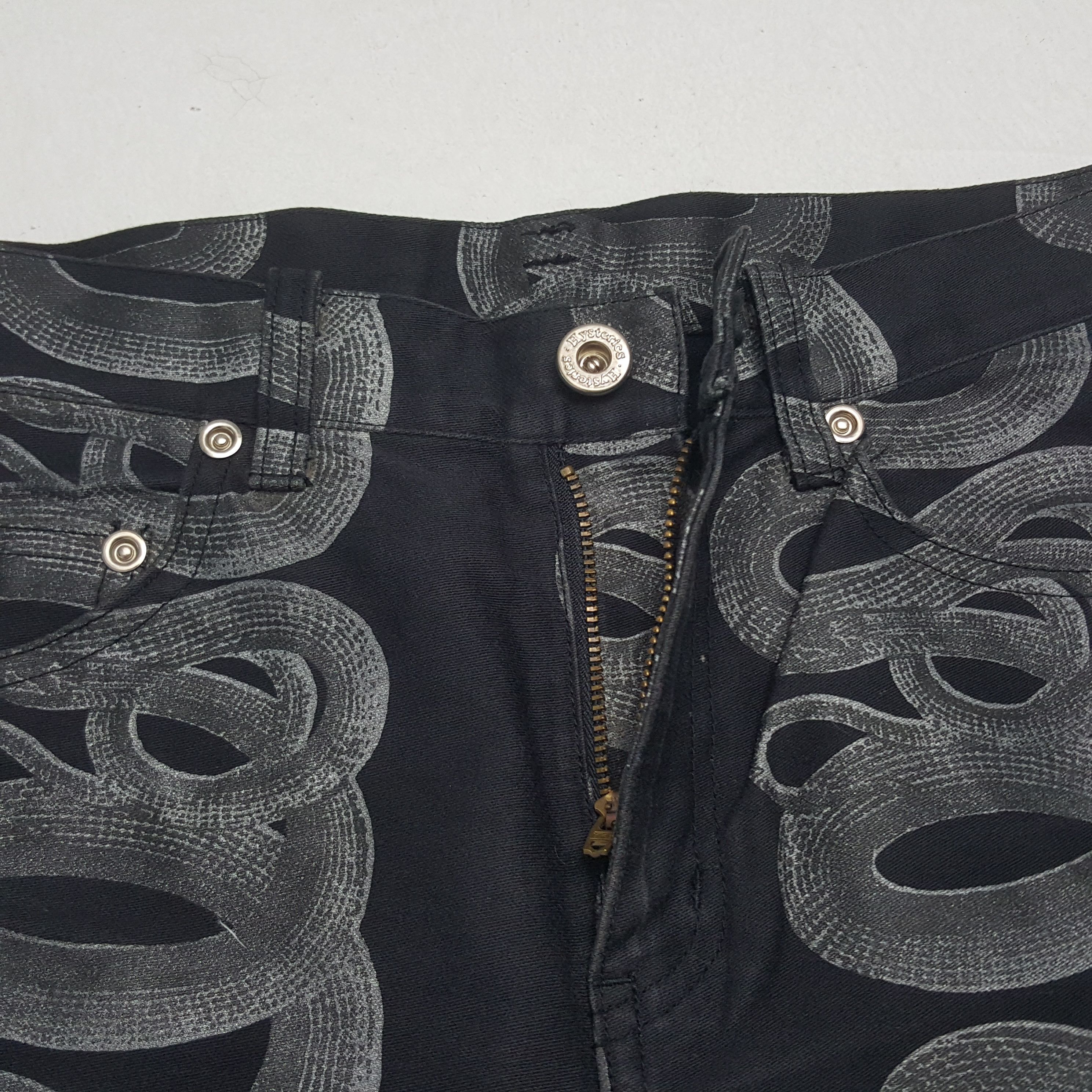 Hysteric Glamour × Japanese Brand × Vintage Vintage Hysteric Glamour Snake Art Japanese Denim Jeans Size 25" / US 0 / IT 36 - 12 Thumbnail