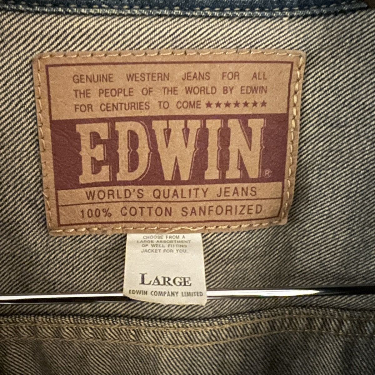 Edwin Vintage Edwin Jeans Denim Jacket Size US L / EU 52-54 / 3 - 2 Thumbnail