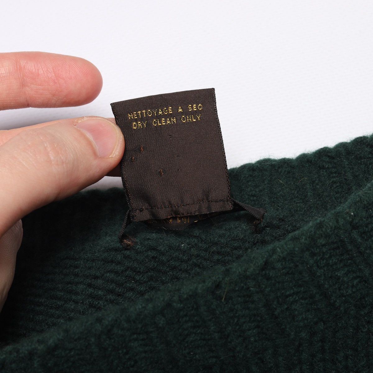 Louis Vuitton Louis Vuitton Cashmere Green Sweater Knit Size S / US 4 / IT 40 - 6 Thumbnail