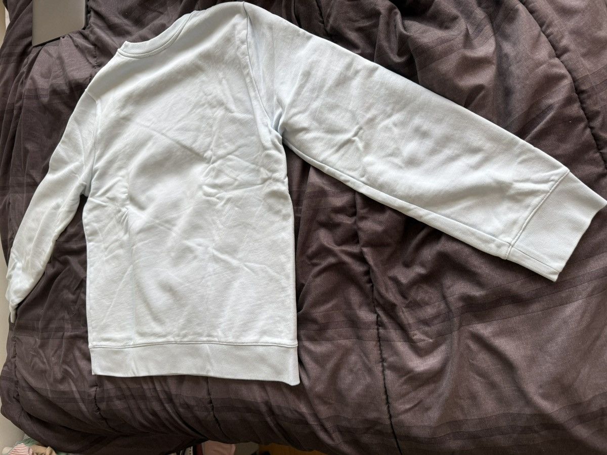 A.P.C. A.P.C. Light Blue Logo Crewneck Sweater Size US XL / EU 56 / 4 - 4 Thumbnail