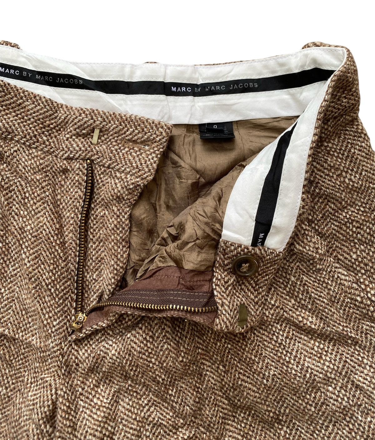 Marc Jacobs × Vintage Marc by Marc Jacobs Wool Short Pants Size US 29 - 3 Thumbnail