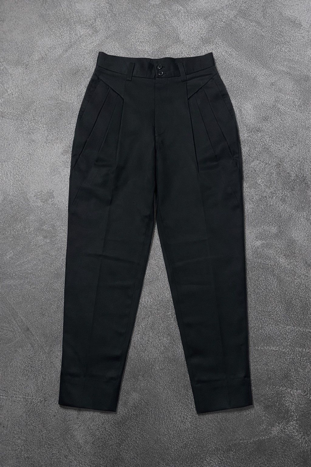 Issey Miyake IM Product Issey Miyake Pleated Black Trousers Size 28" / US 6 / IT 42 - 2 Thumbnail