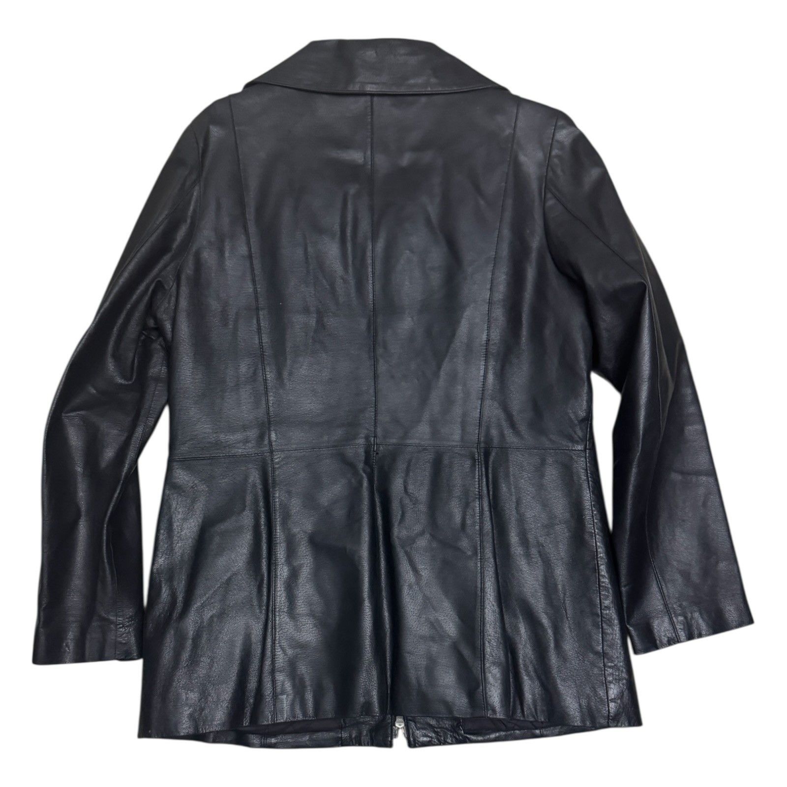 Danier DANIER LEATHER Vintage Y2K Business Trench Jacket Coat Large Size L / US 10 / IT 46 - 2 Thumbnail