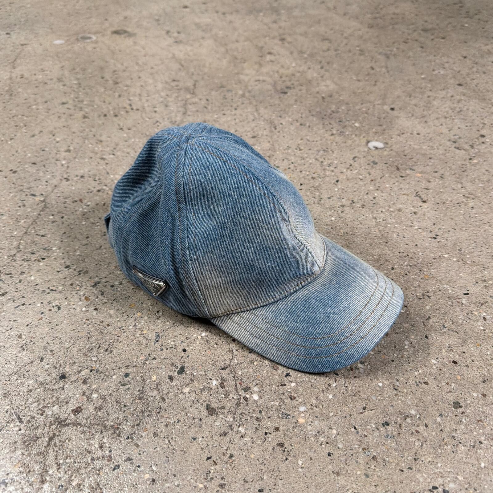 Prada Prada Denim Baseball Cap Size ONE SIZE - 1 Thumbnail