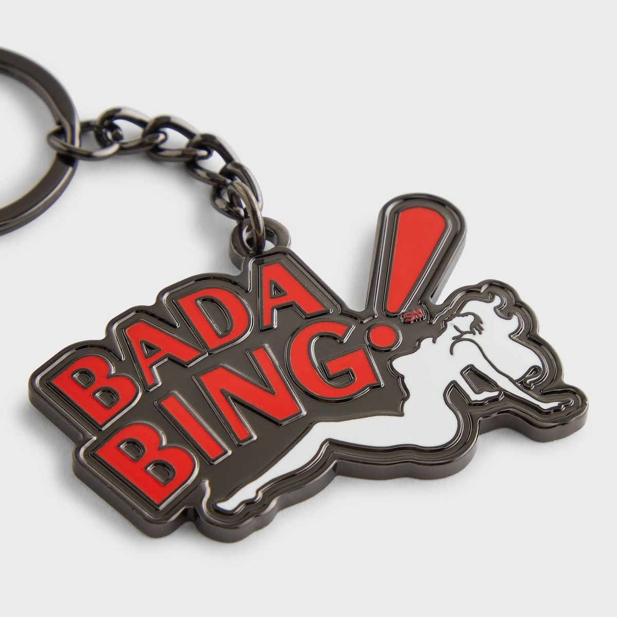 Kith Kith for The Sopranos Bada Bing Keychain Black 100% Brass Size ONE SIZE - 3 Thumbnail