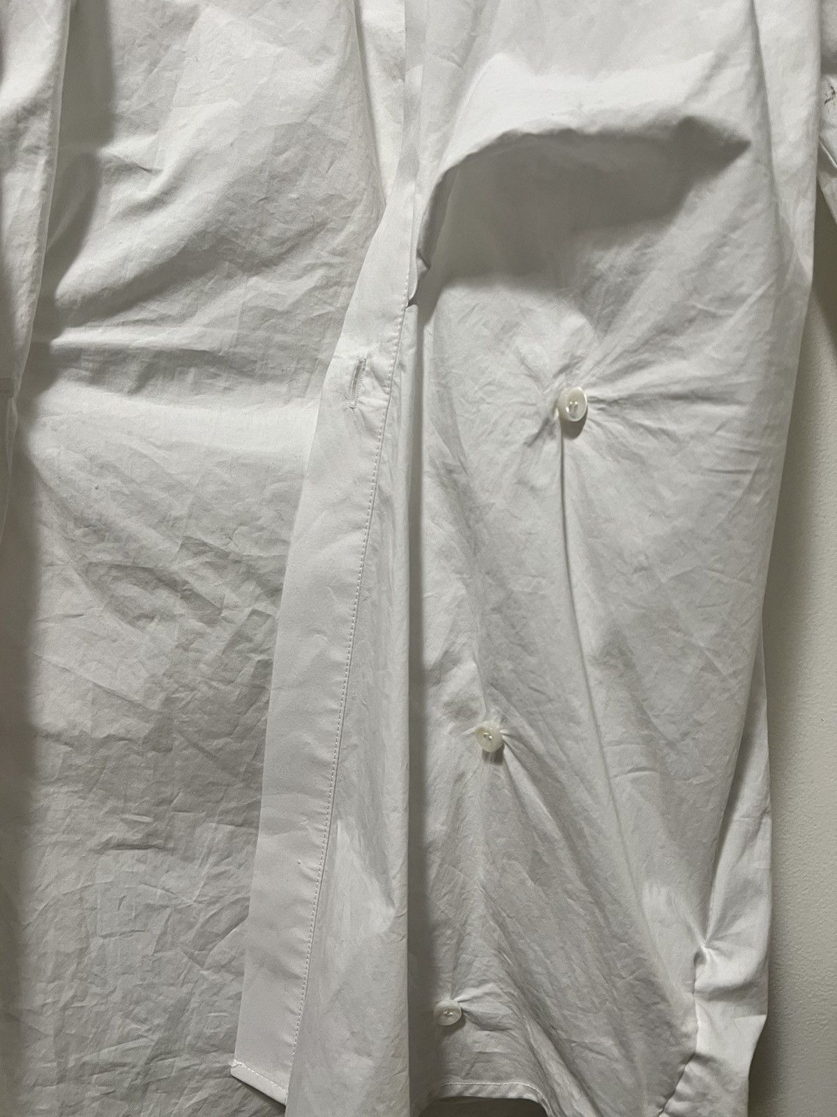 Off-White Off-White Wrapped Waist Poplin Shirt Size XS / US 0-2 / IT 36-38 - 4 Thumbnail