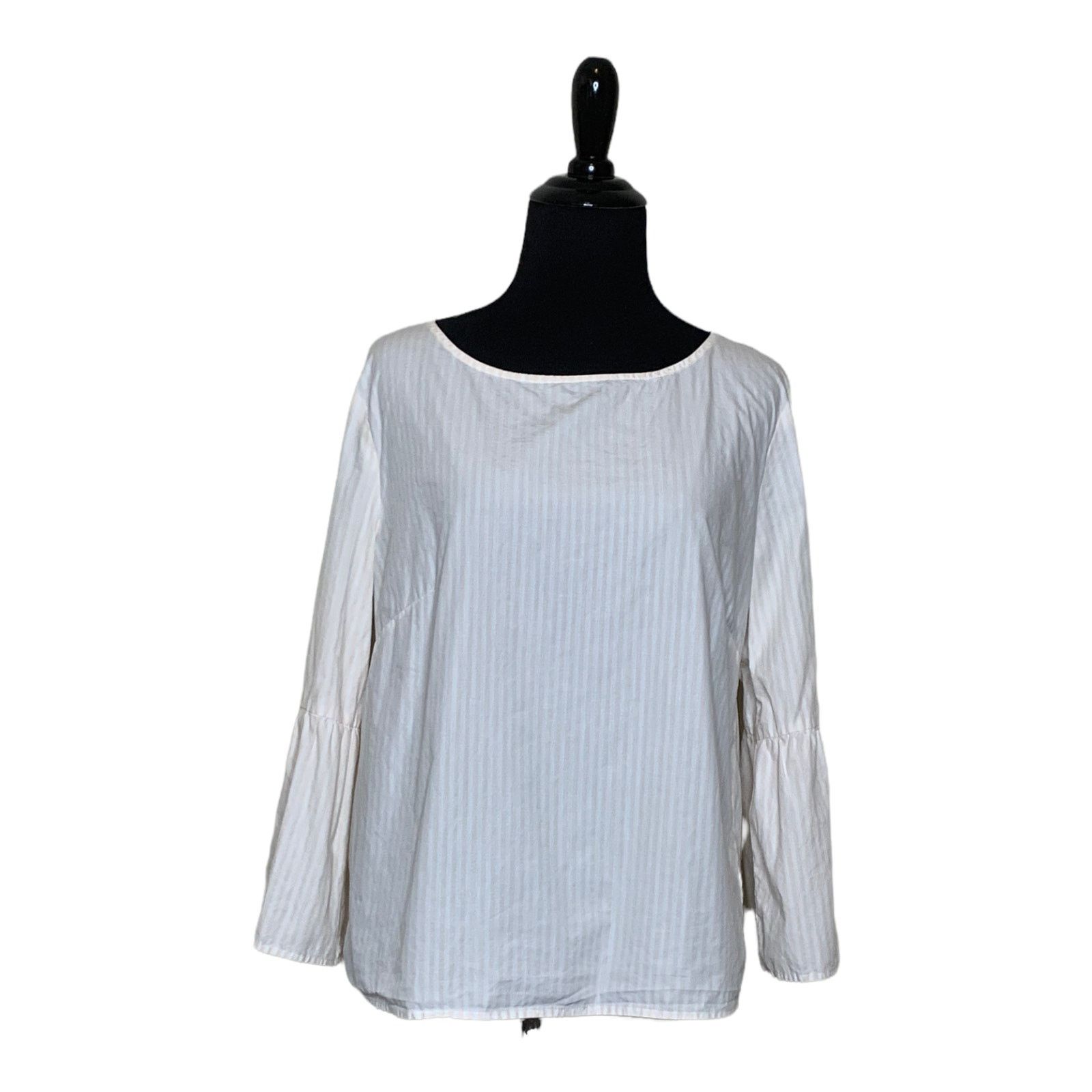 Madewell Madewell pink striped bell sleeves boho blouse size M Size M / US 6-8 / IT 42-44 - 6 Thumbnail