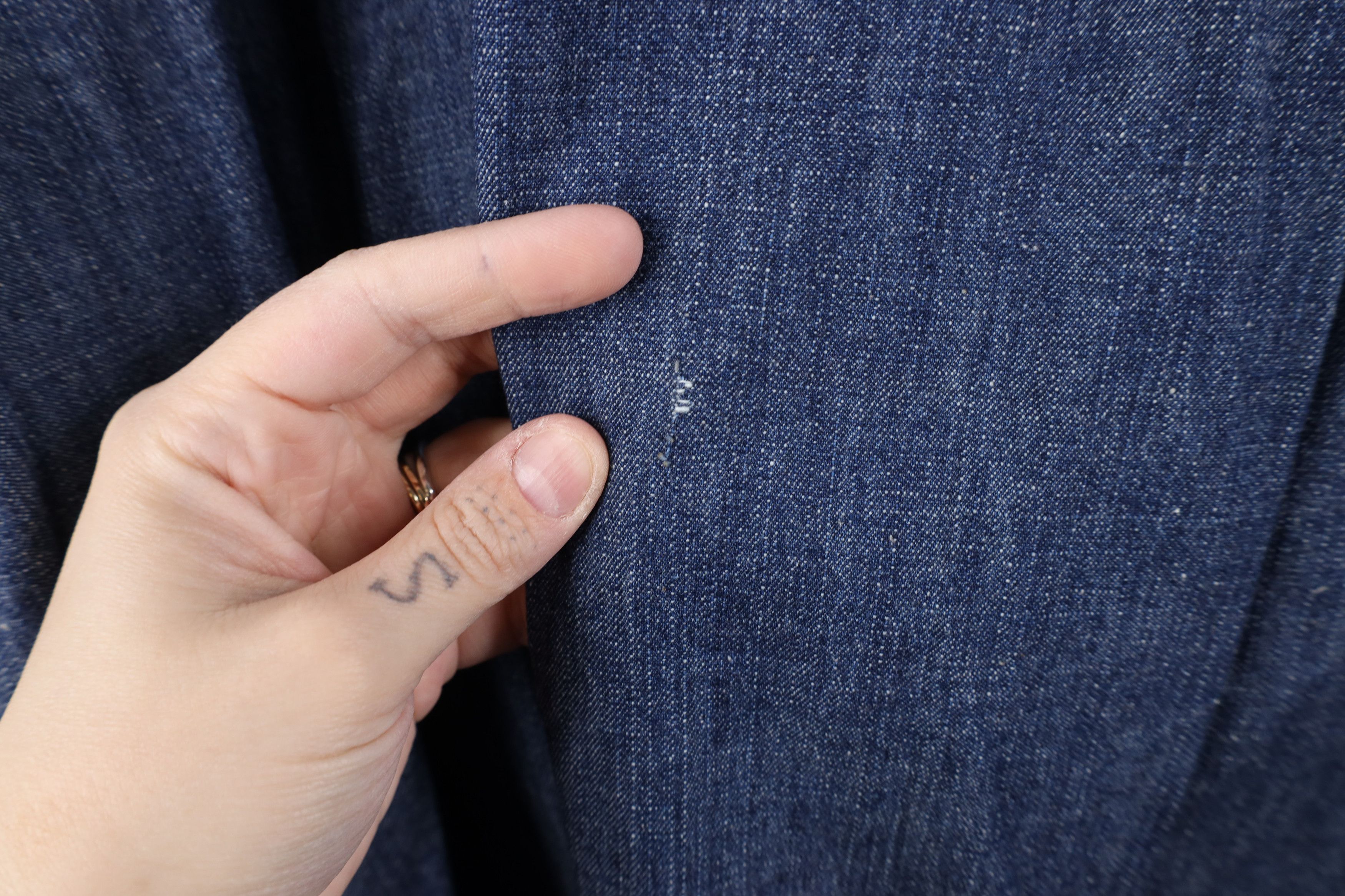 Vintage Vintage 90s Streetwear Chambray Denim Button Shirt Blue Size US XXL / EU 58 / 5 - 10 Thumbnail