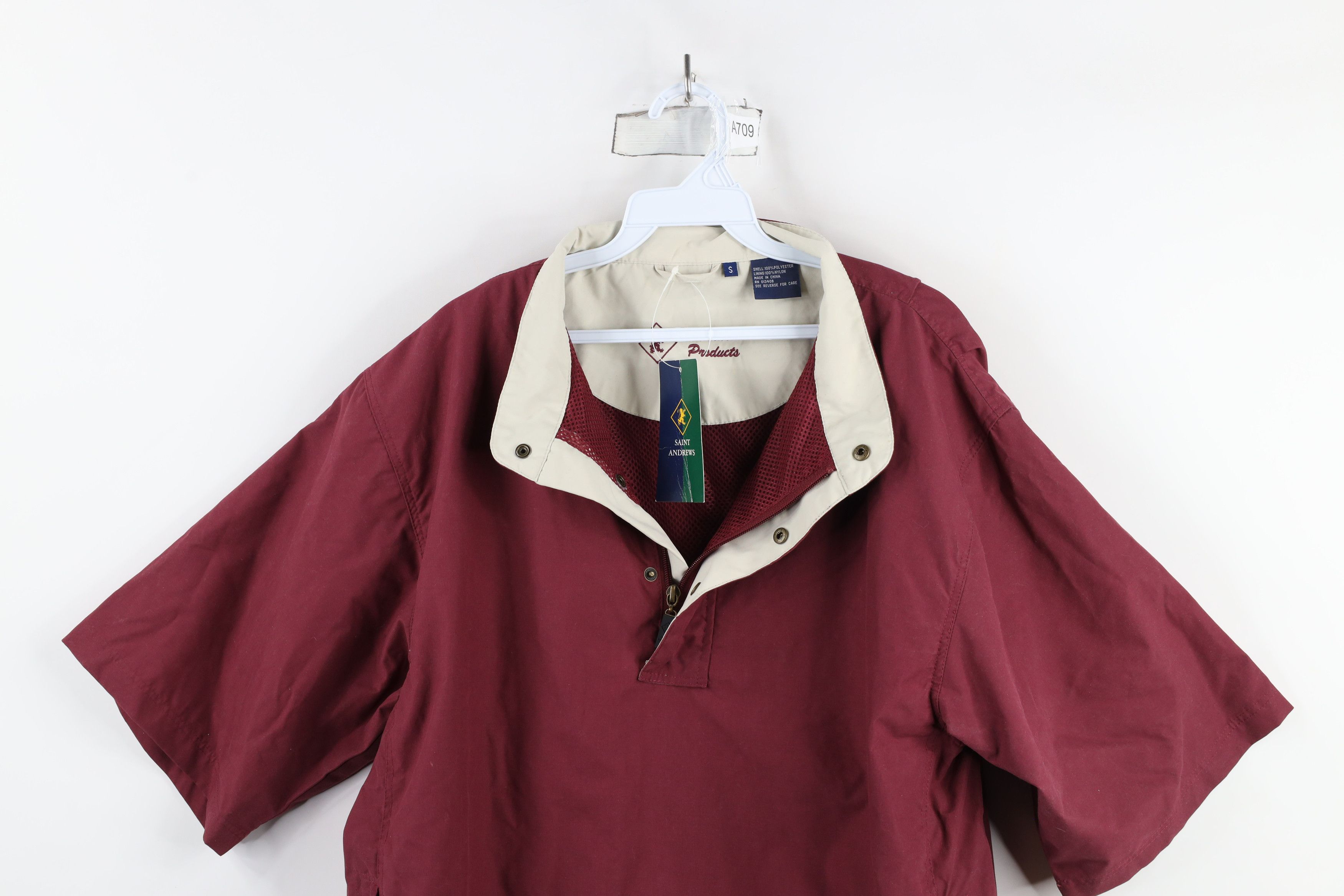 Vintage Deadstock Vintage 90s St Golf Short Sleeve Pullover Jacket Size US S / EU 44-46 / 1 - 2 Thumbnail