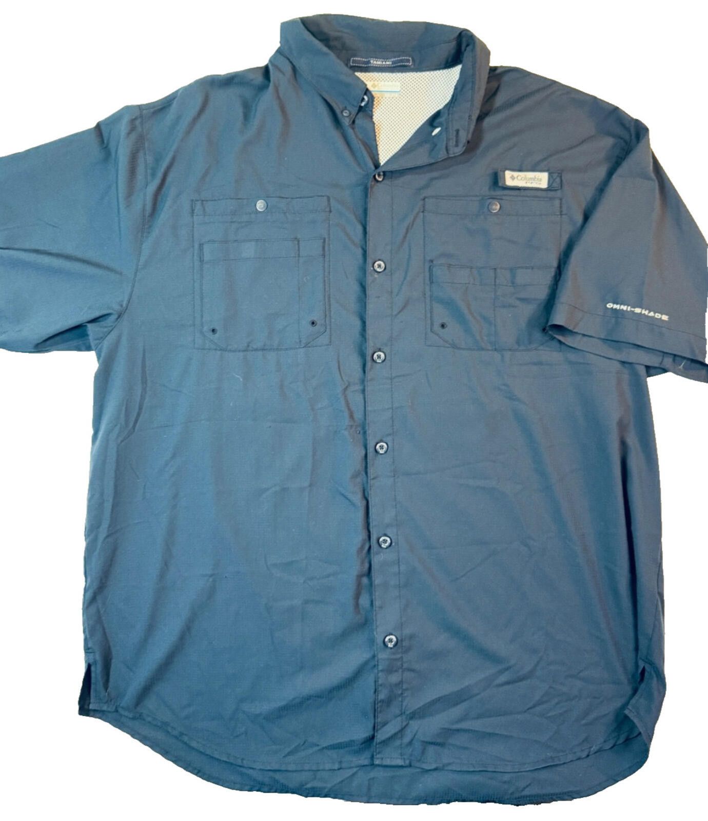 Columbia Columbia PFG Shirt Mens 2XL Tamiami II Fishing Omni-Shade Size US XXL / EU 58 / 5 - 1 Thumbnail