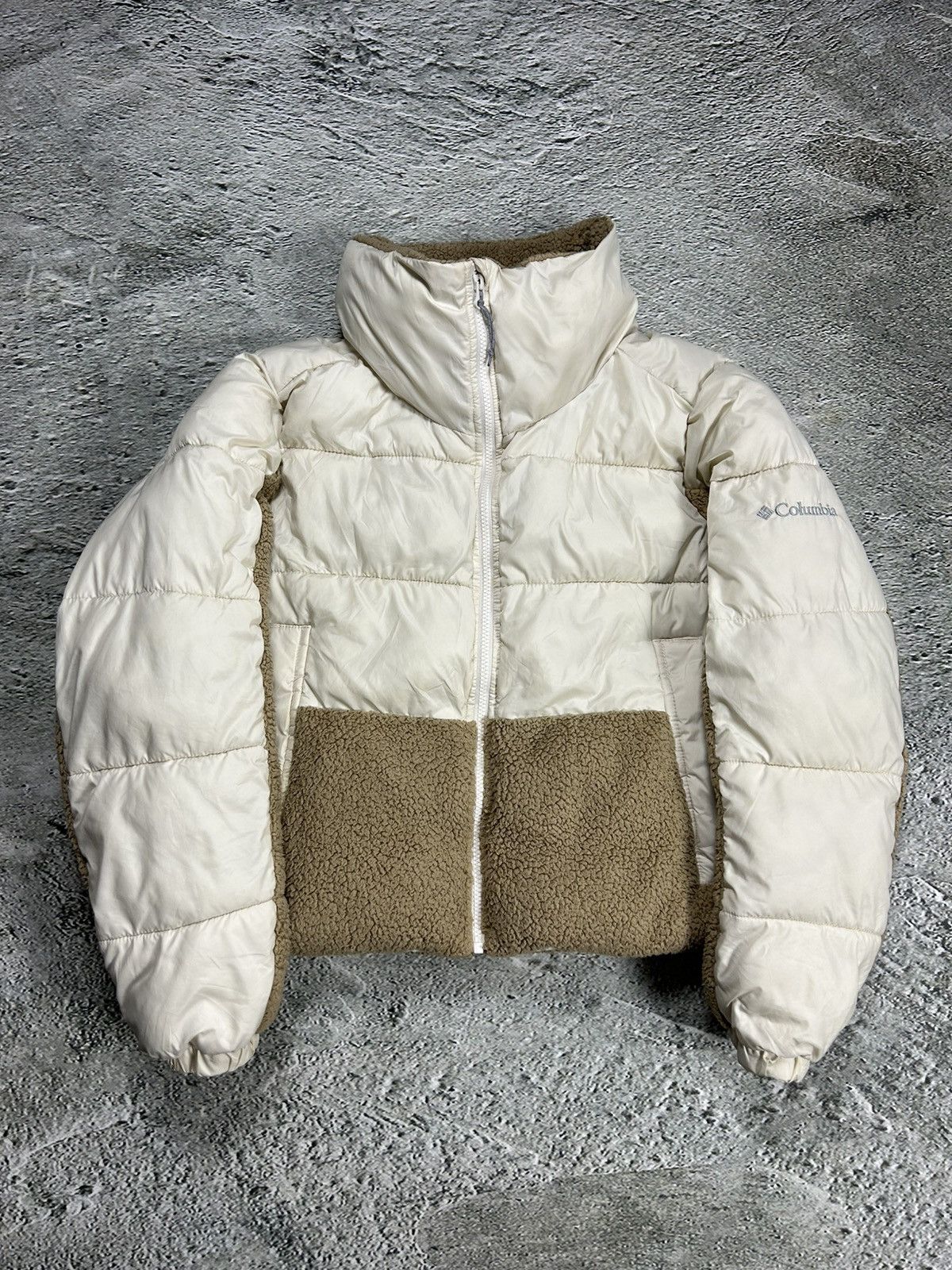 Columbia Columbia puffer jacket teddy sherpa fleece cream Size XL / US 12-14 / IT 48-50 - 1 Thumbnail
