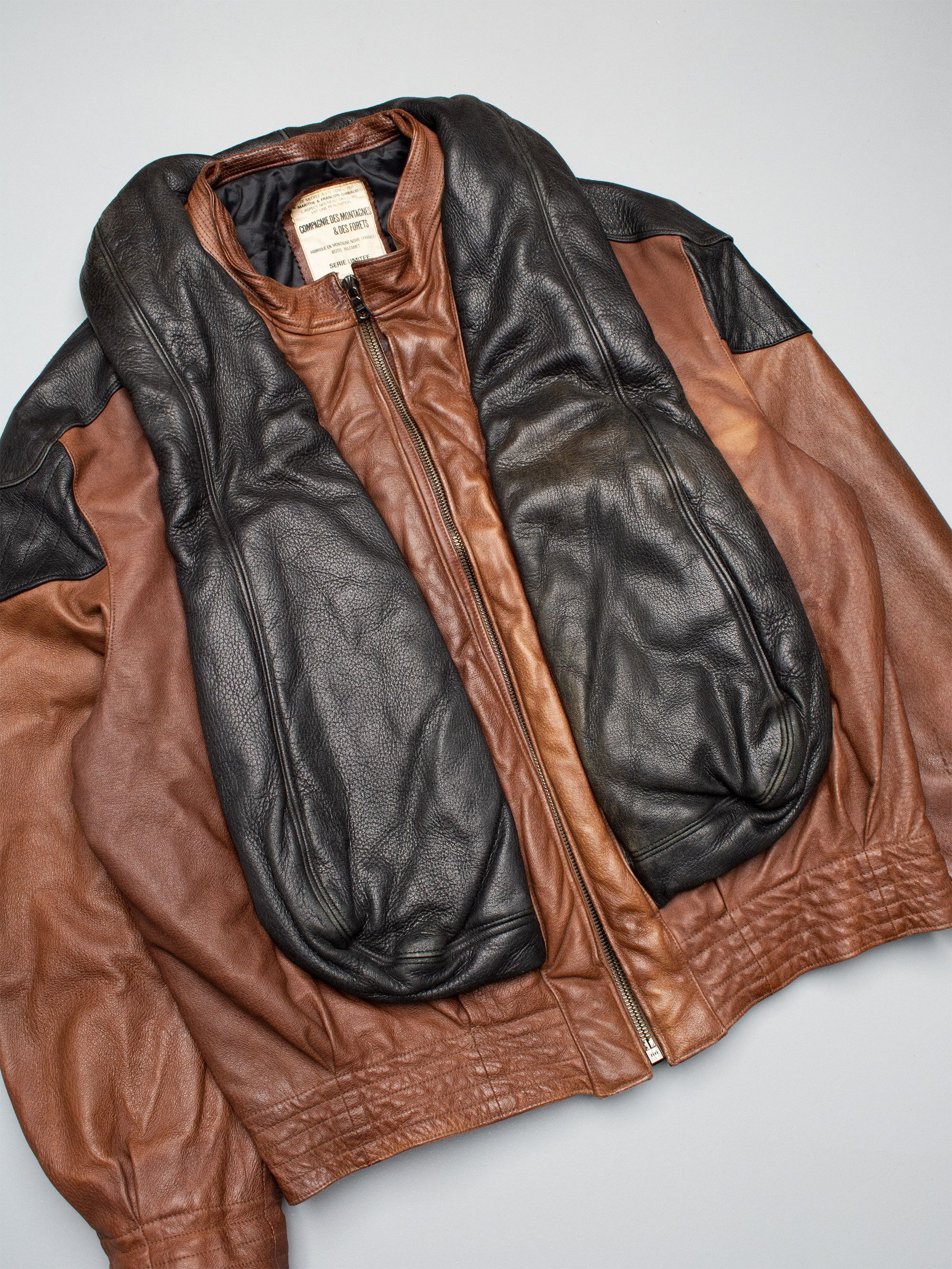 Marithe + Francois Girbaud Marithé & François Girbaud - 1980s - life preserver leather Size US L / EU 52-54 / 3 - 3 Thumbnail