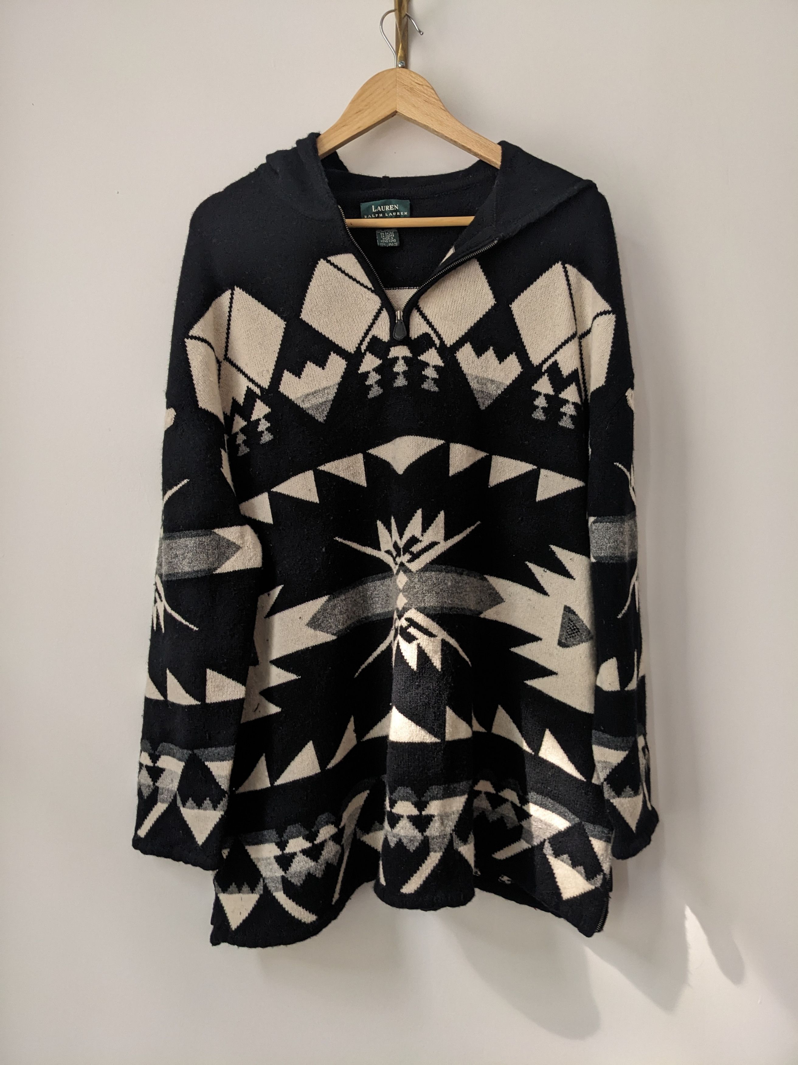 Ralph Lauren Ralph Lauren Pattern Aztec Lambswool Jacket Zip Knit XL Size US XL / EU 56 / 4 - 1 Thumbnail