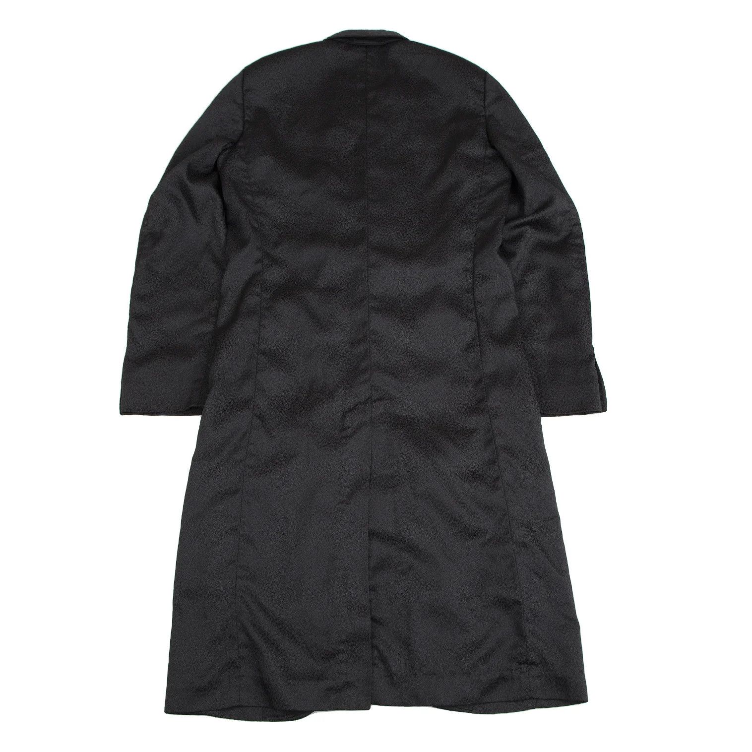 Comme des Garcons Homme Plus Jacquard Shawl Collar Long Jacket in Black Size S Size US S / EU 44-46 / 1 - 10 Thumbnail
