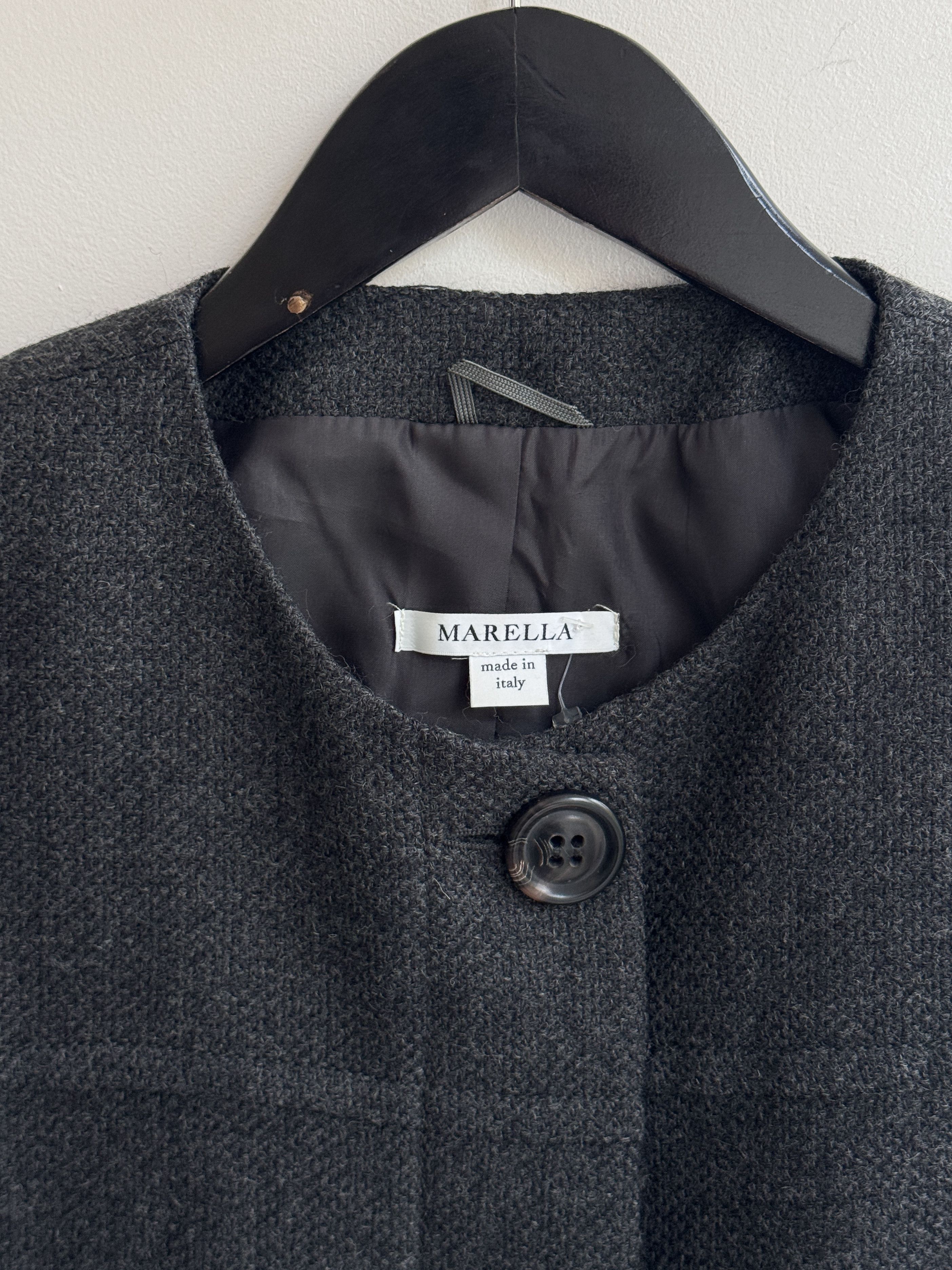 Marella Marella Wool Blazer Coat Jacket Size L / US 10 / IT 46 - 7 Thumbnail