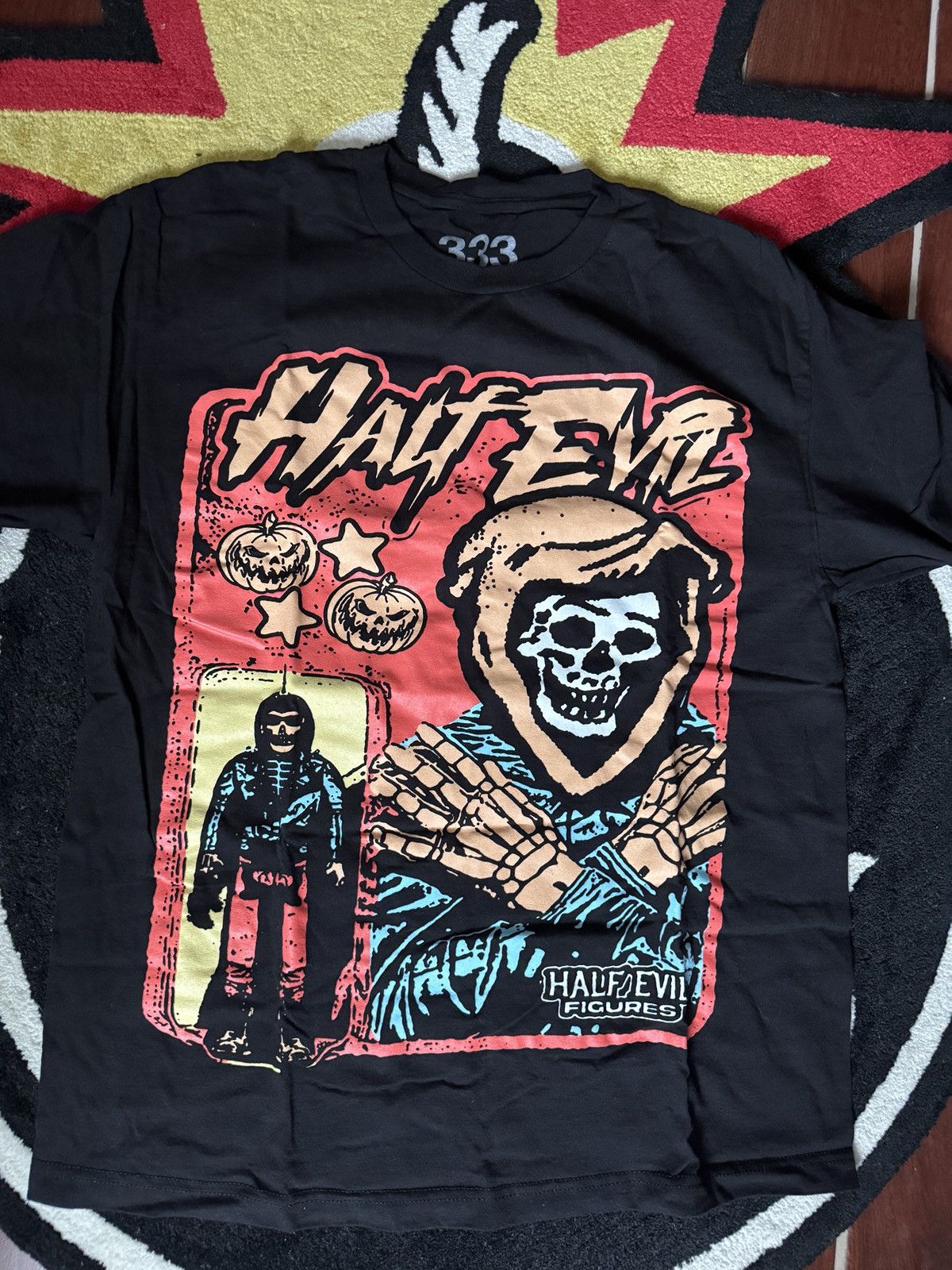 Half Evil HALF EVIL // HALLOWEEN TEE // SZ LG Size US L / EU 52-54 / 3 - 1 Thumbnail
