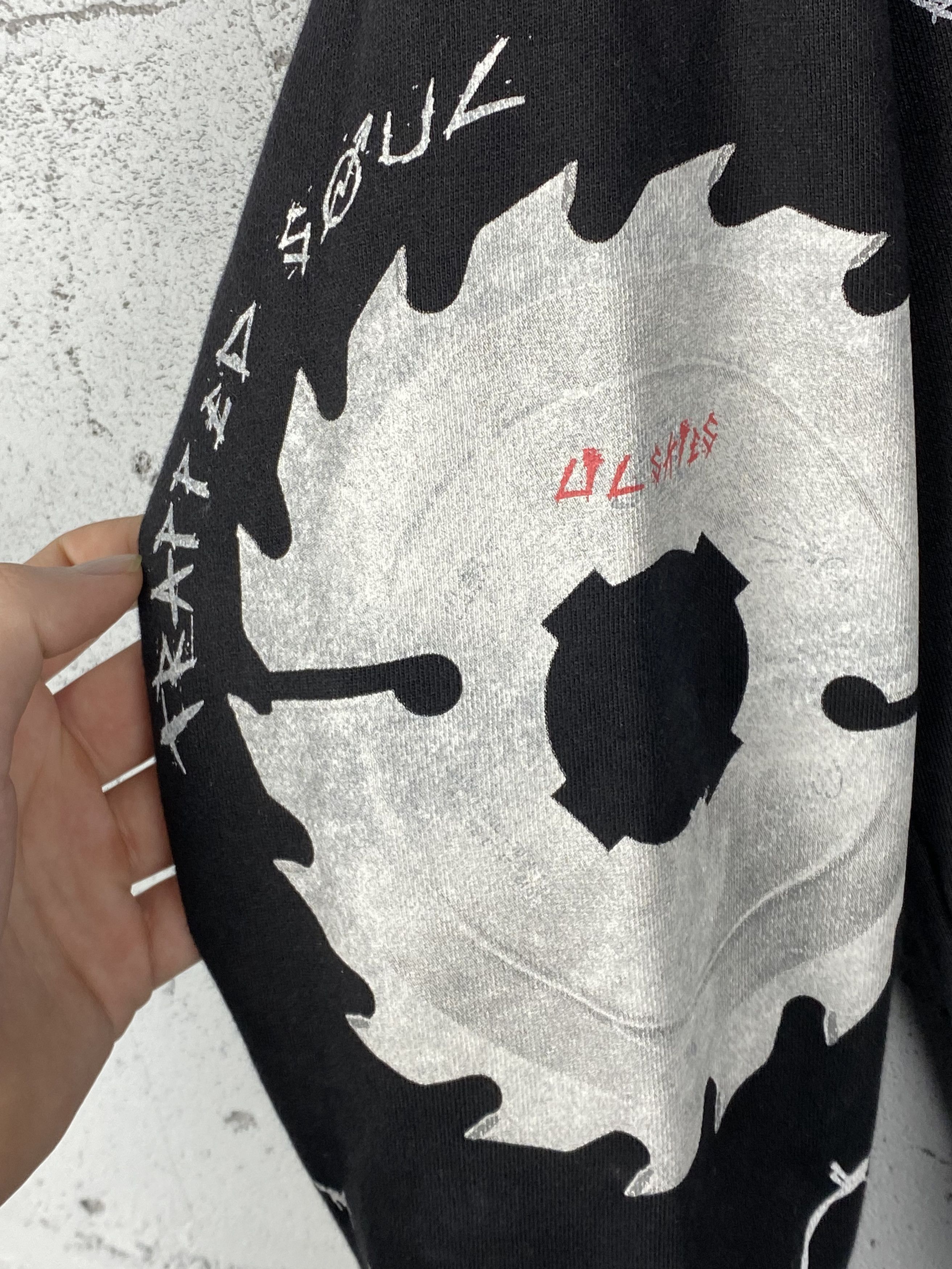Rap Tees × Vintage Lil Skies Merch Overprint Hoodie AOP Oversized Rap Size US XS / EU 42 / 0 - 10 Thumbnail