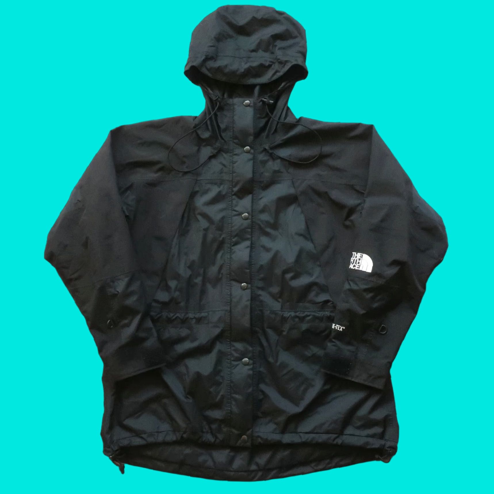 The North Face VINTAGE The North Face Goretex Mountain Light 2 Parka Jacket Womens Large Black / Black Parka Jacket 90s Size L / US 10 / IT 46 - 1 Thumbnail