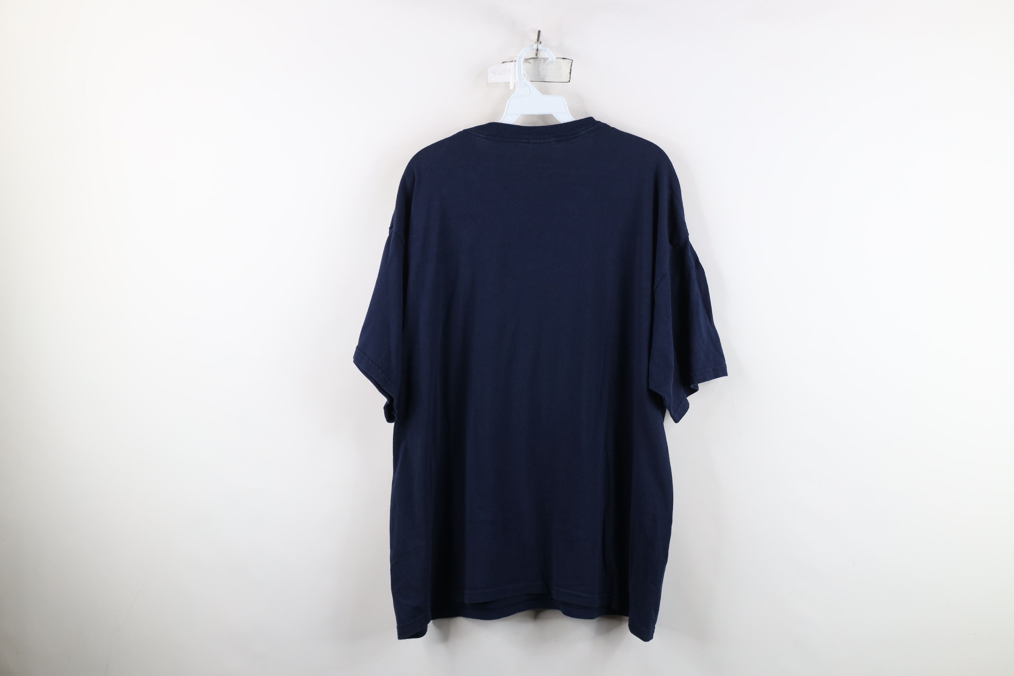 Vintage Vintage 90s Y2K 105 FM Radio Short Sleeve T-Shirt Navy Blue Size US XL / EU 56 / 4 - 12 Thumbnail
