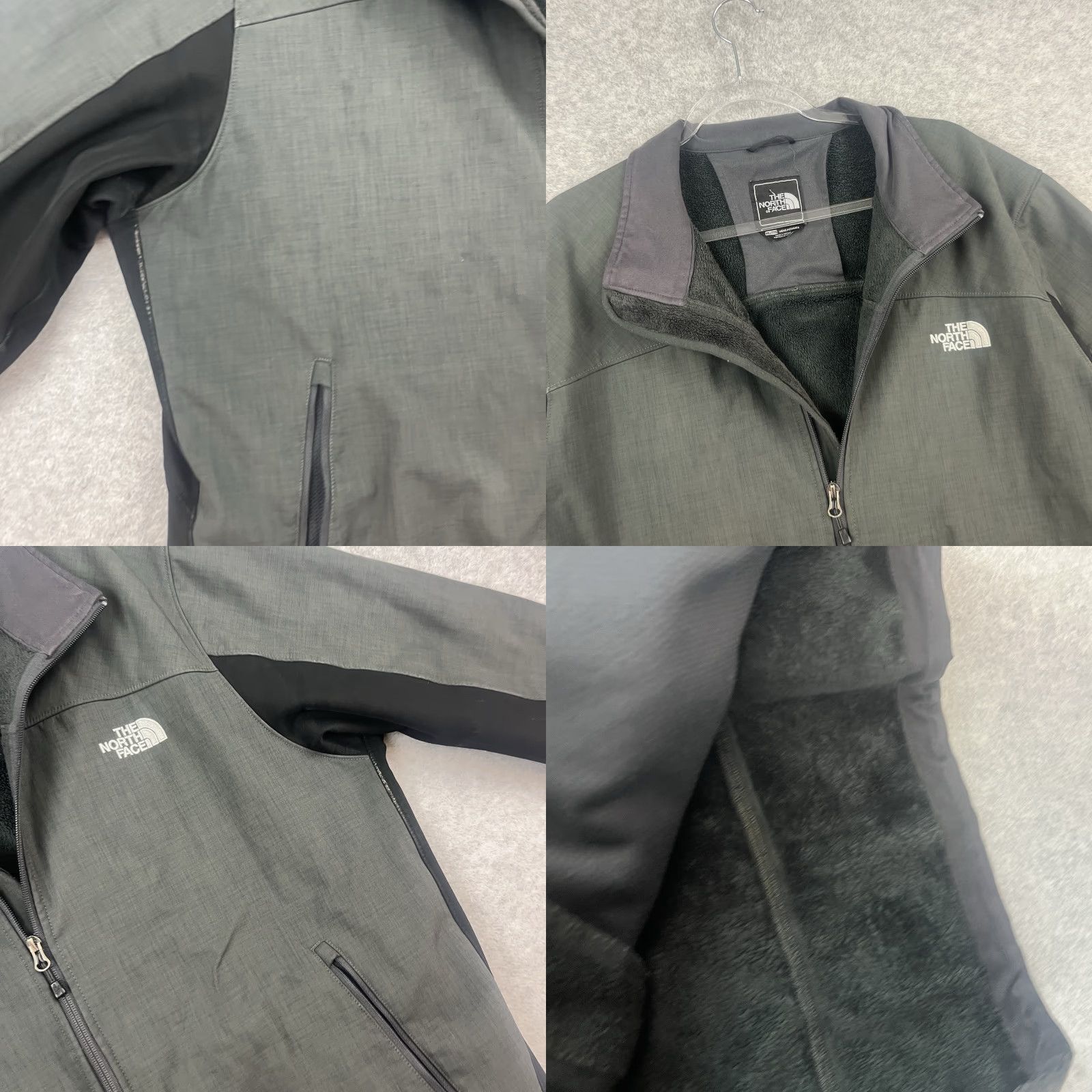 The North Face VINTAGE The North Face Apex Chromium Thermal Jacket Gray/Black Men’s 2XL Mens Jacket Size US XXL / EU 58 / 5 - 8 Thumbnail
