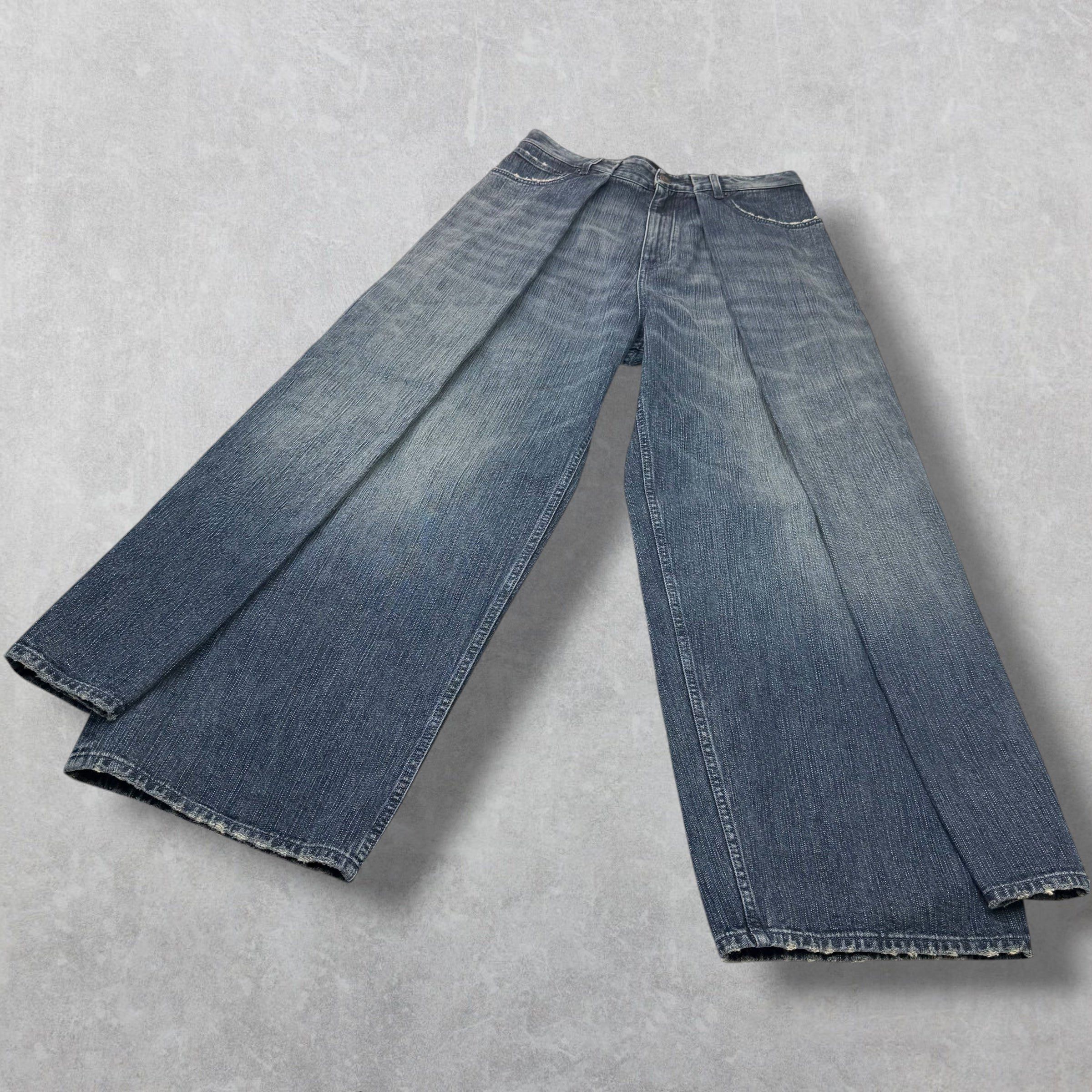 Balenciaga Balenciaga Double Side Indigo Jeans S (32) Size US 32 / EU 48 - 4 Thumbnail
