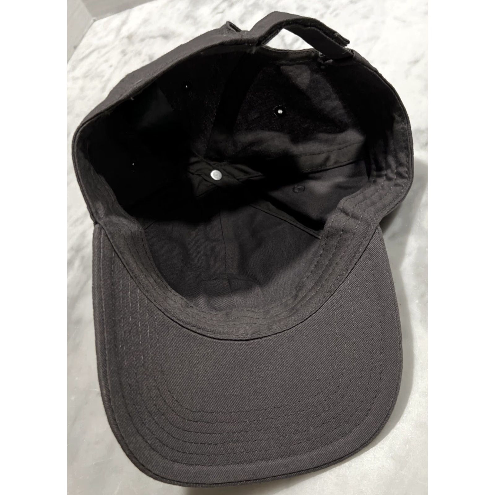 John Deere VINTAGE John Deere Hat Gray Logo Spellout Adjustable Baseball Cap Men One Size Gray Farmers Men Size ONE SIZE - 6 Thumbnail