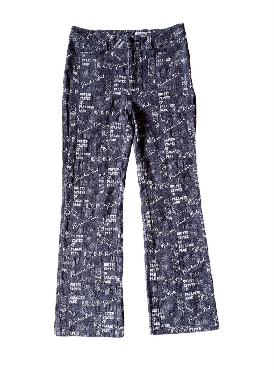 Japanese Brand × Vintage Vintage United States Paradise Streetwear Overprint Pant Size 29" - 1 Thumbnail