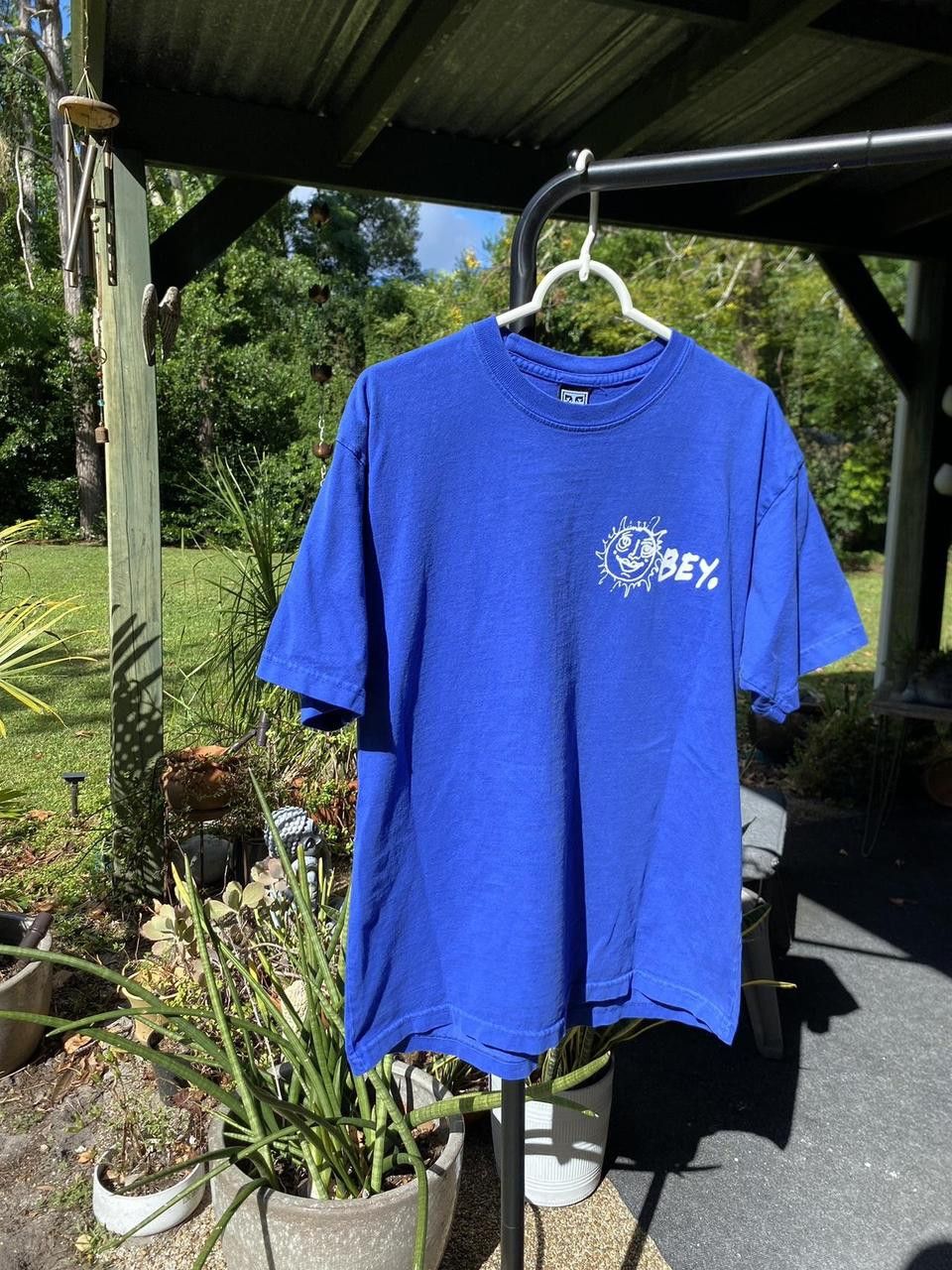 Obey Blue Vintage Obey Unholy Disorder Graphic Print Tee Large Size US L / EU 52-54 / 3 - 2 Thumbnail