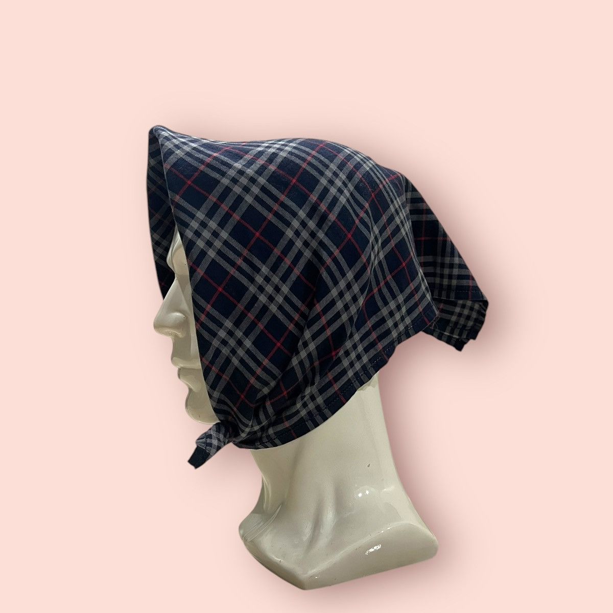 Burberry × Designer ICONIC BURBERRY BLACK LABEL PLAID NOVA CHECK HANDKERCHIEF Size ONE SIZE - 18 Thumbnail