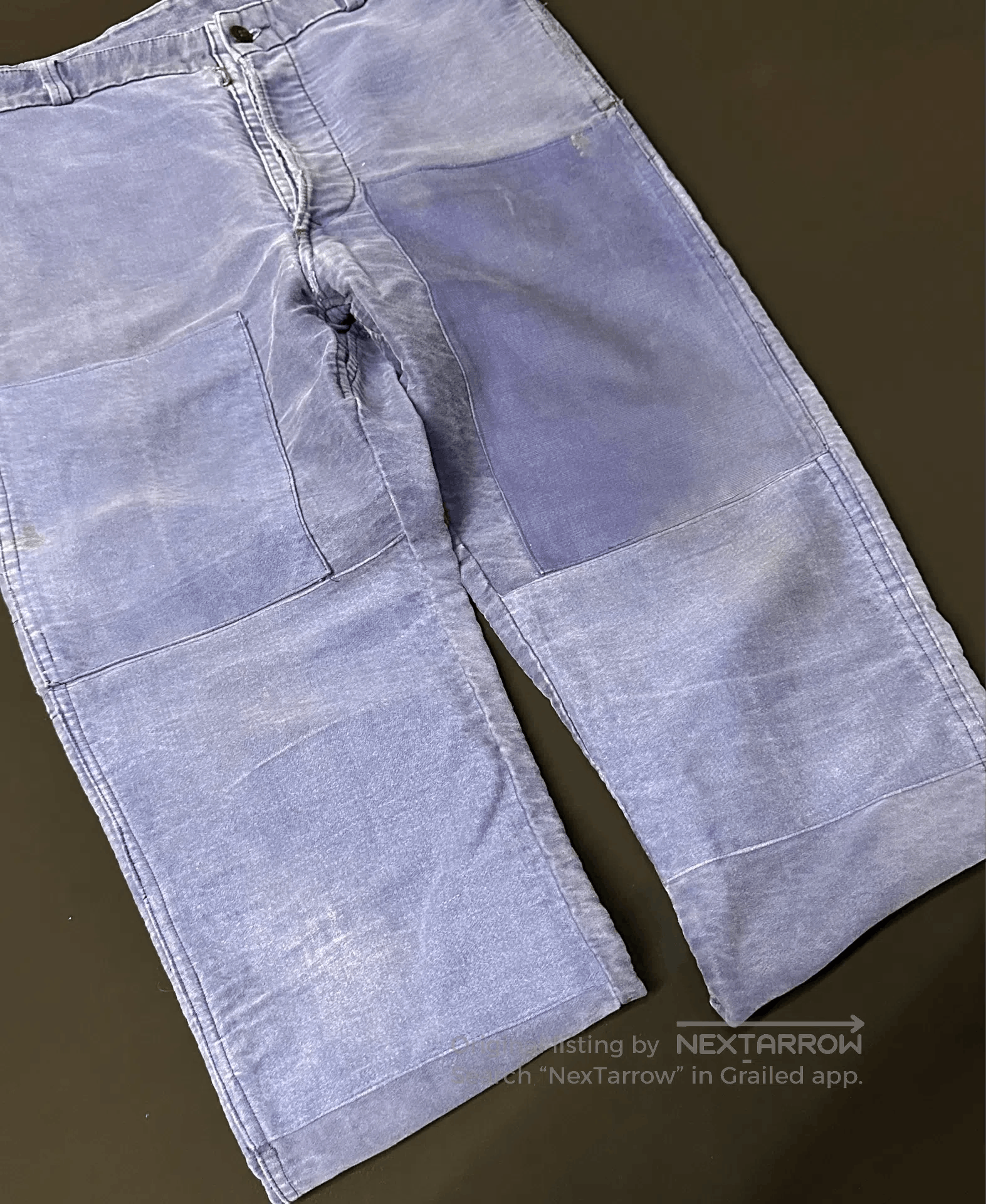 Vintage Vintage Chrome Hearts 50s Moleskin Workwear Pants. Size US 31 - 3 Thumbnail