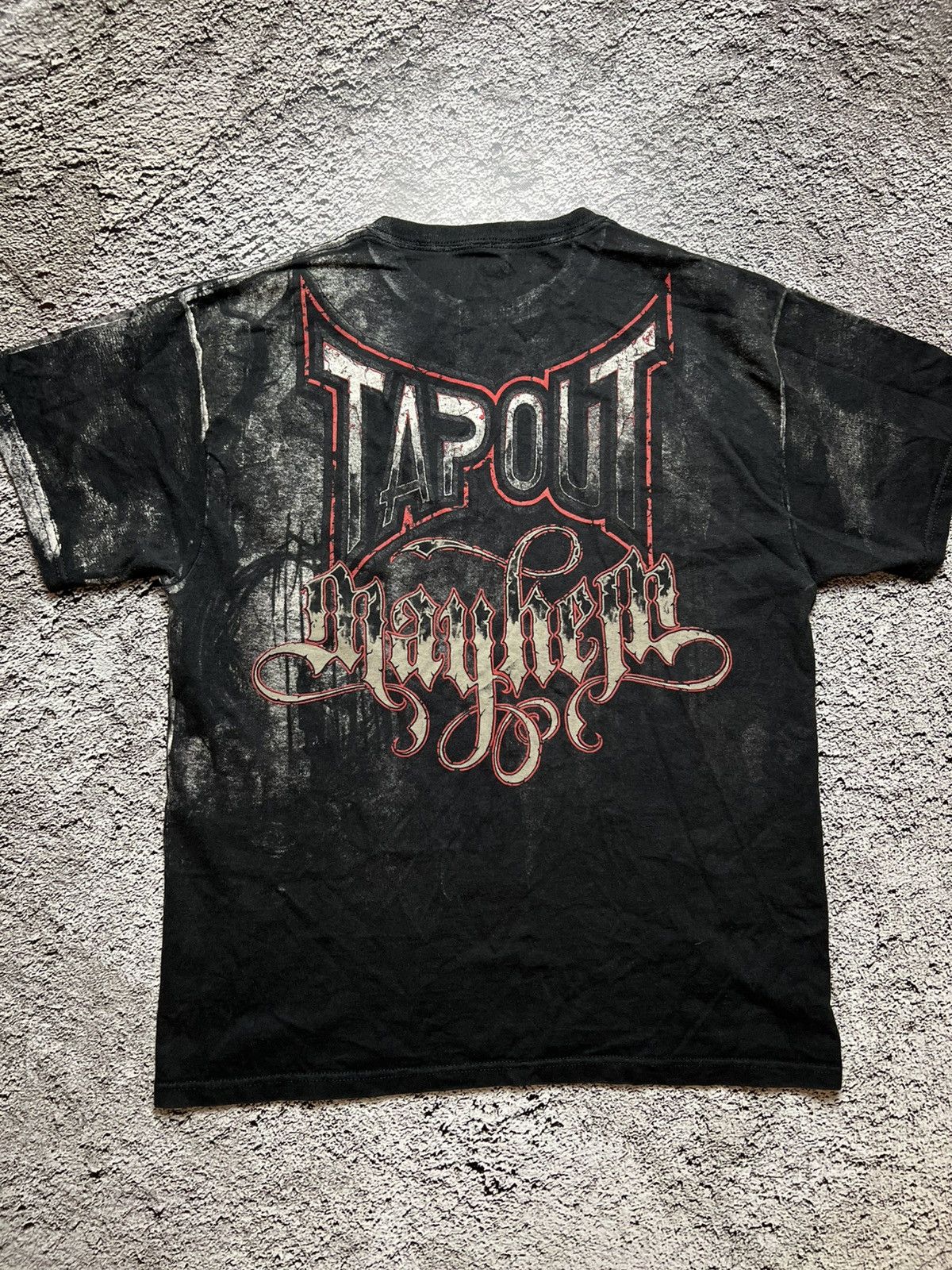 Tapout Y2K tapout signature series overprinted affliction style tee Size US L / EU 52-54 / 3 - 4 Thumbnail