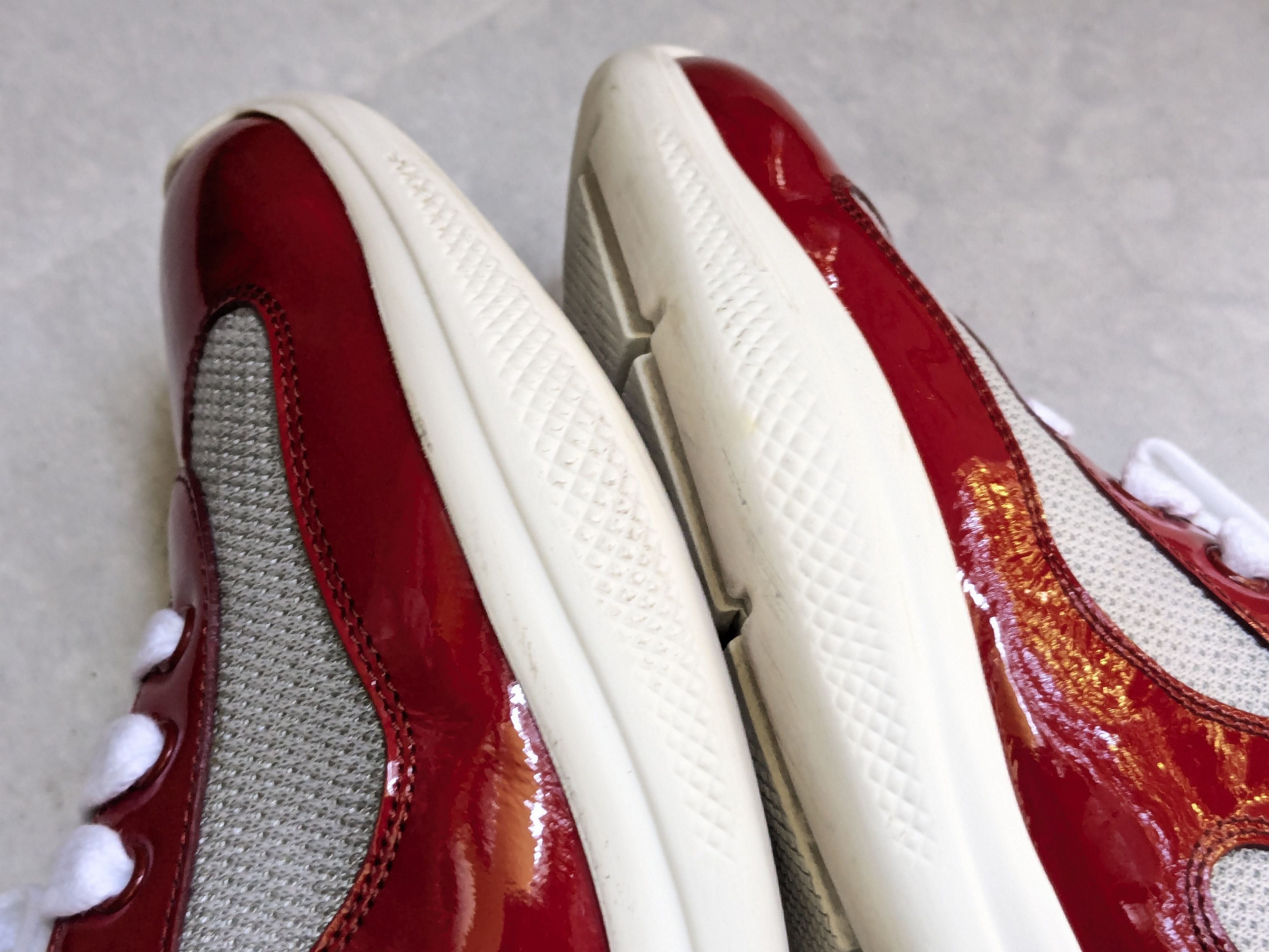 Prada Prada America's Cup Sneakers Red Patent Leather 11.5 Low Size US 11.5 / EU 44-45 - 6 Thumbnail