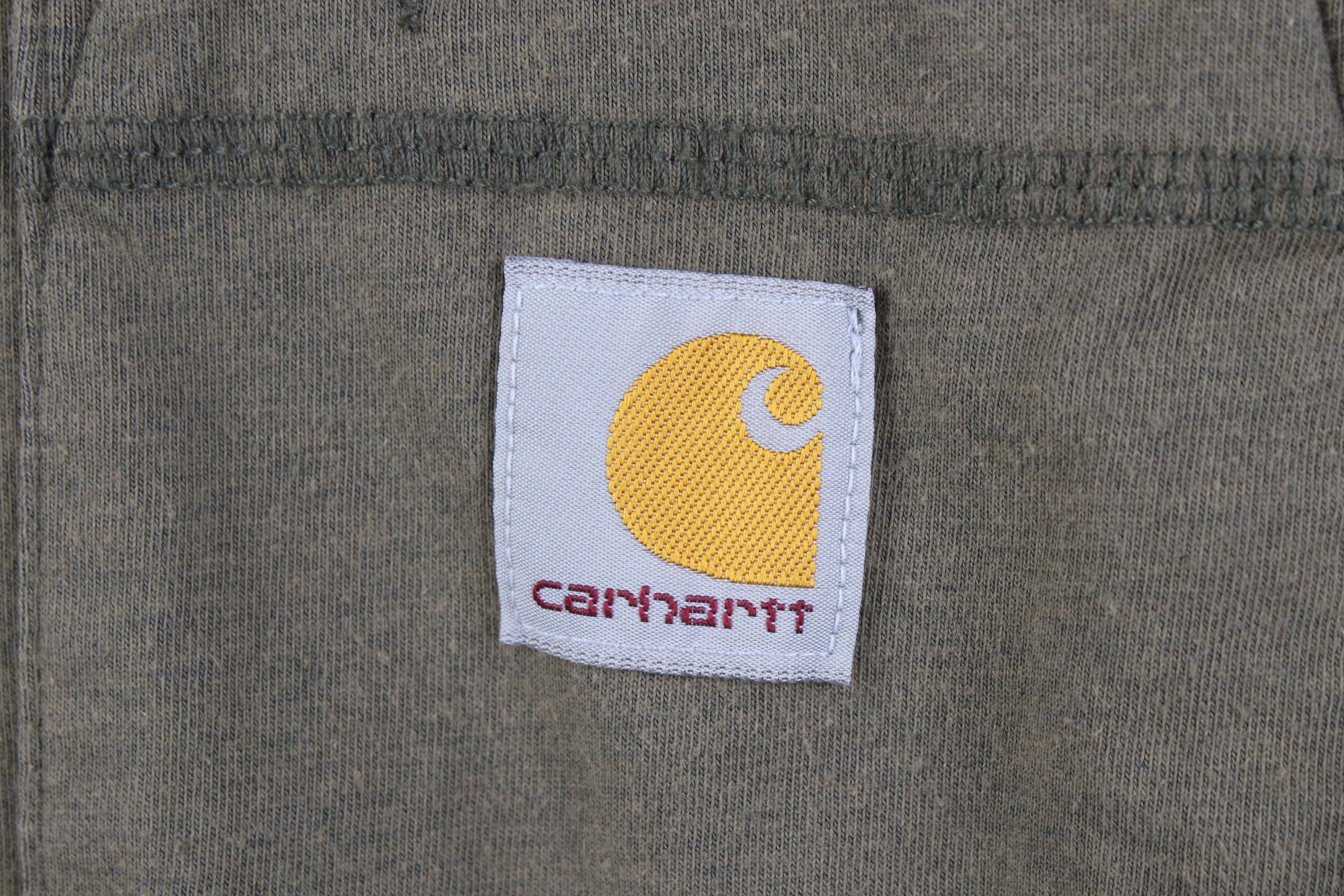 Carhartt Y2K Carhartt Force Fit Thermal Knit Pocket T-Shirt Green Size US S / EU 44-46 / 1 - 5 Thumbnail