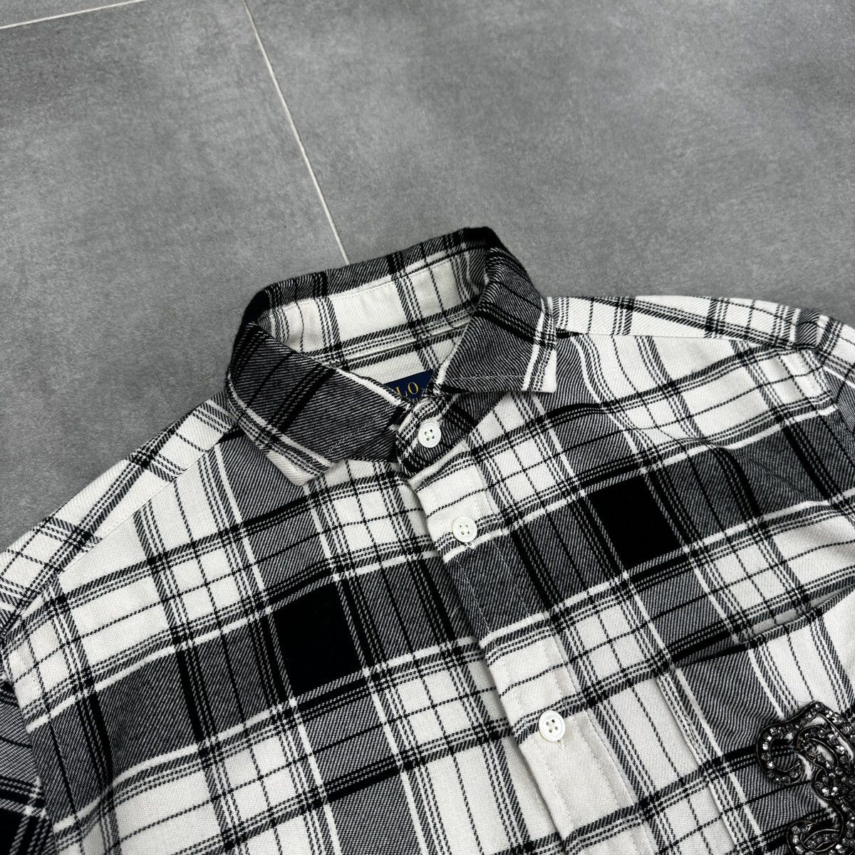 Polo Ralph Lauren Polo Ralph Lauren Plaid Long Sleeve Logo Women Flannel Shirt Size S / US 4 / IT 40 - 8 Thumbnail