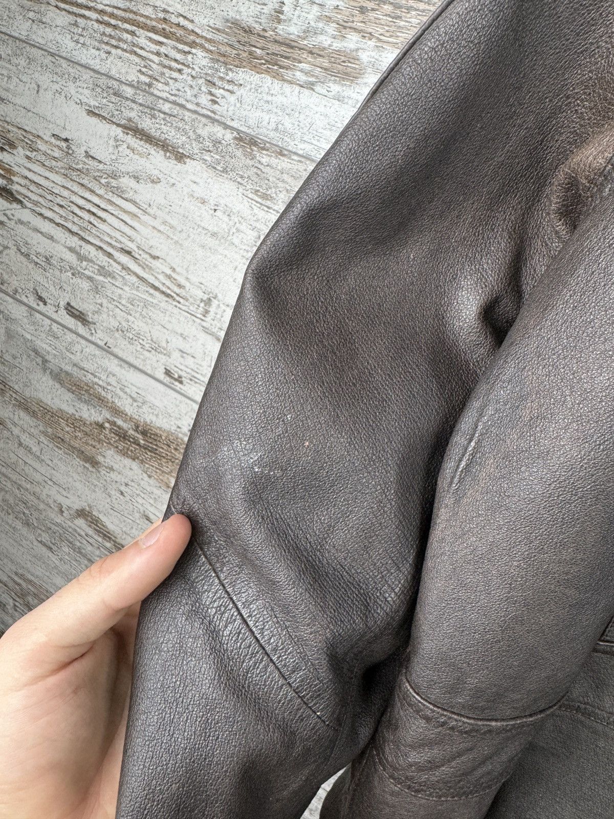 Other Mens Vintage brown George Leather bombers jacket y2k rare Size US XL / EU 56 / 4 - 16 Thumbnail