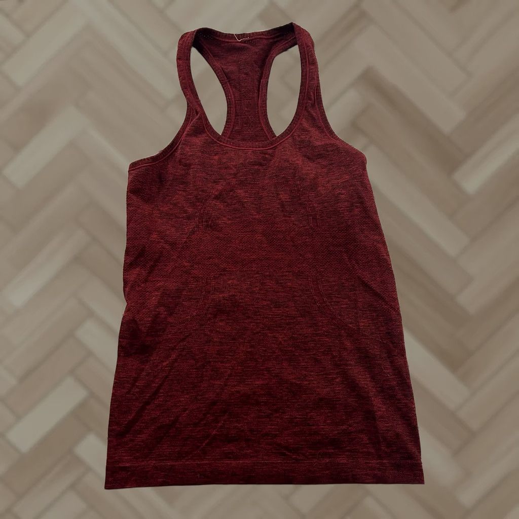 Lululemon Lululemon Metal Vent Sleeveless Racerback Athletic Tank Top Shirt Women's 6 Red Size M / US 6-8 / IT 42-44 - 1 Thumbnail