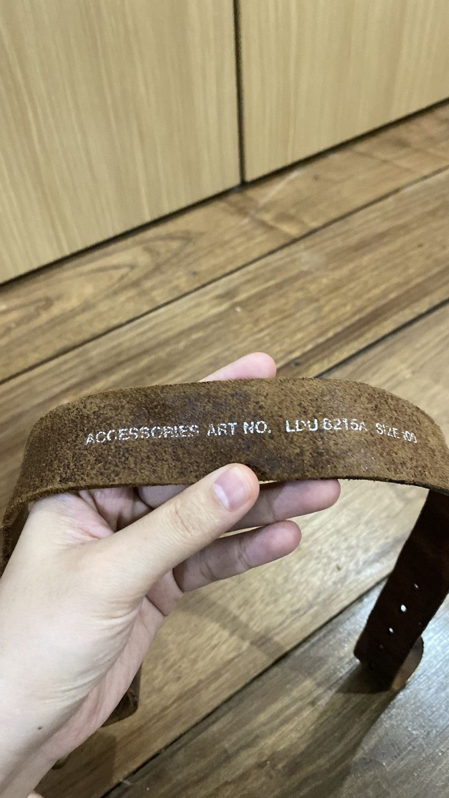 Lee Y2K belt vintage leather lee Size 32 - 4 Thumbnail