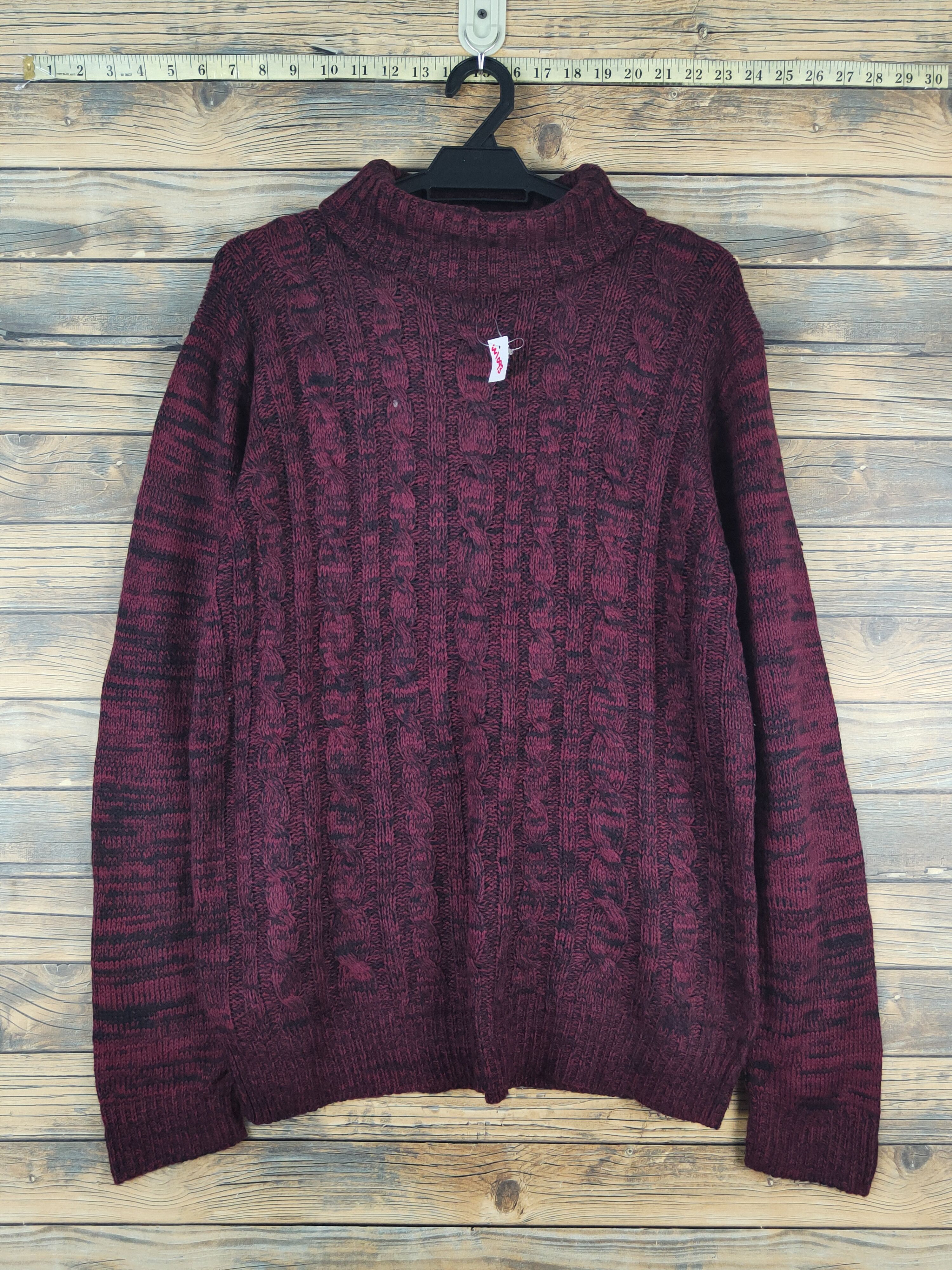Japanese Brand Jill Blaze Maroon Knitwear Sweatshirts #W1093 Size US L / EU 52-54 / 3 - 1 Thumbnail