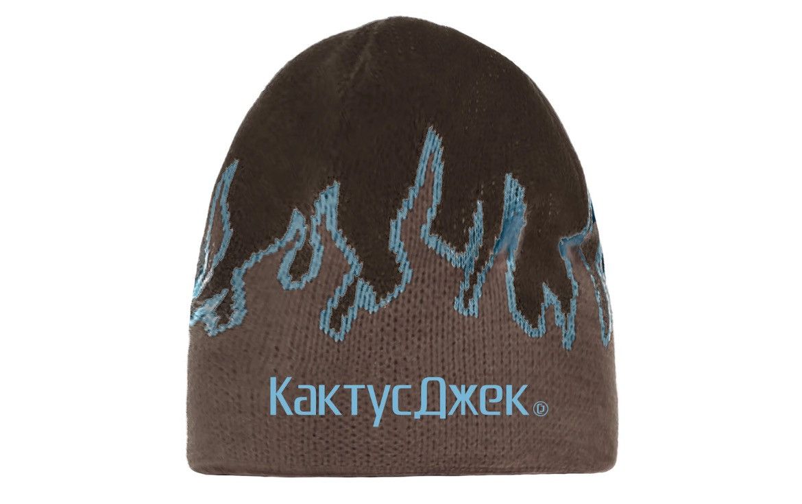 Travis Scott Travis Scott CJ Flame Logo Beanie Size ONE SIZE - 1 Thumbnail