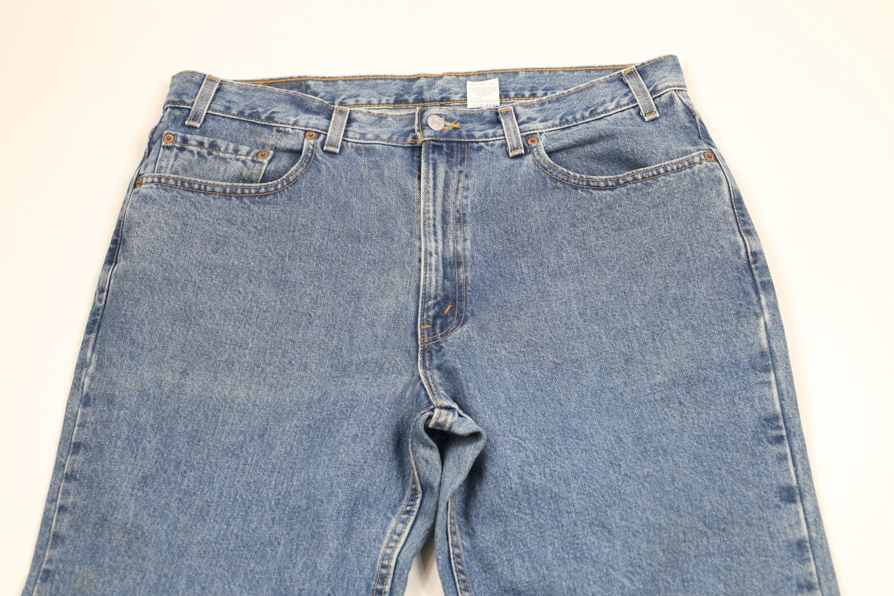 Levi's × Vintage Vintage 90s Levis 550 Relaxed Fit Denim Jeans Blue USA Size US 38 / EU 54 - 2 Thumbnail