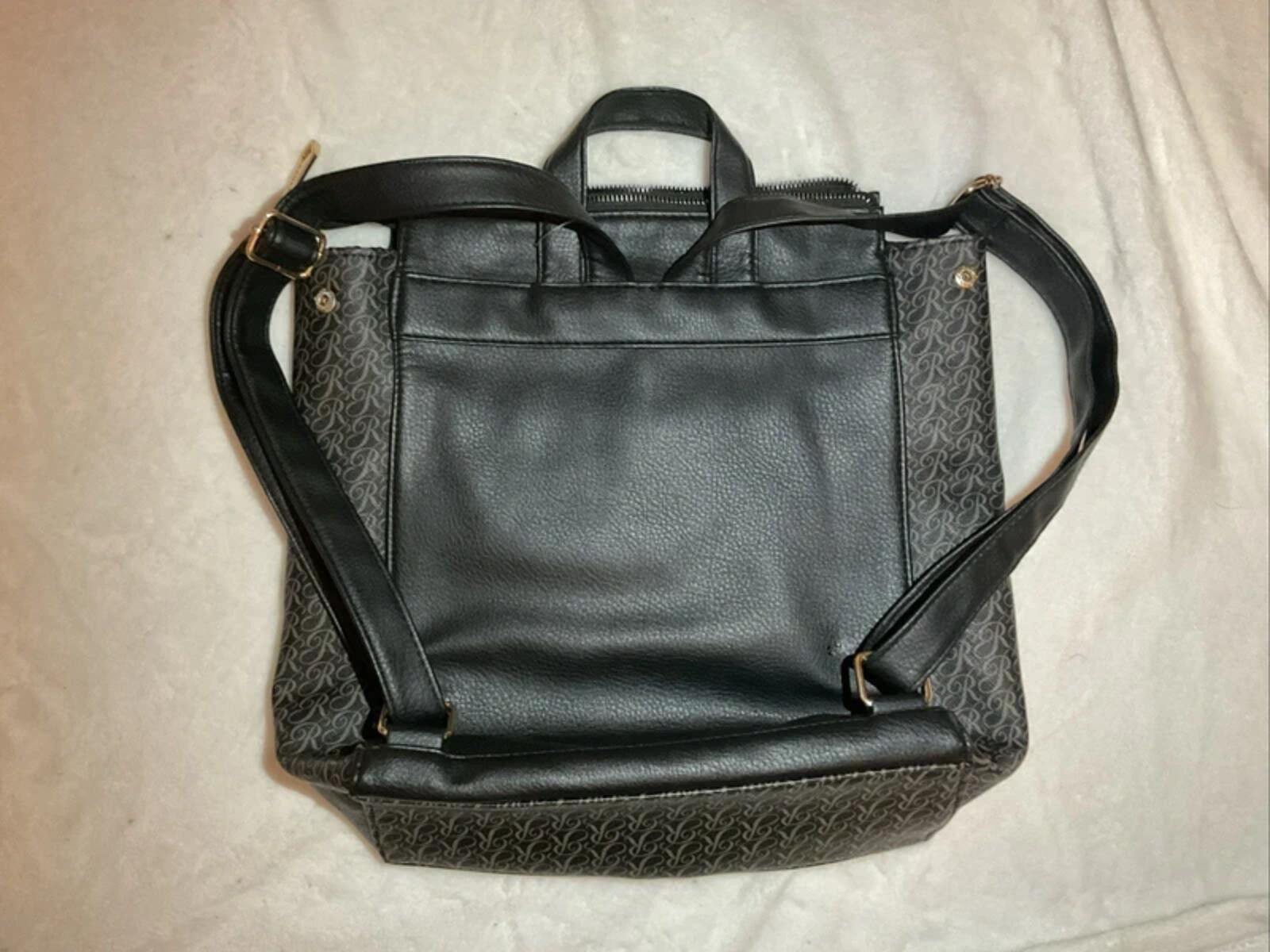 Other Renegade Black Leather Backpack Purse Size ONE SIZE - 3 Thumbnail