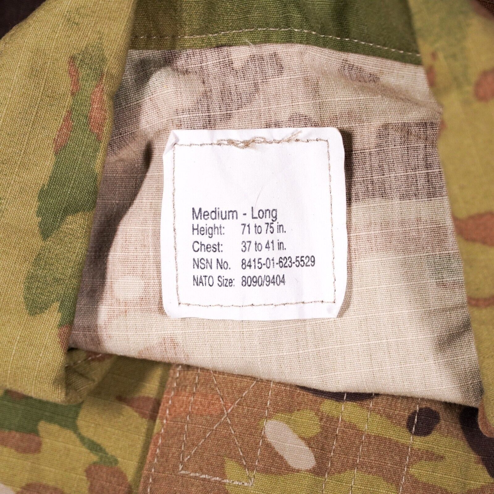 Other US Army Military BDU Camouflage Jacket Camo Coat Medium Long Size US M / EU 48-50 / 2 - 5 Thumbnail