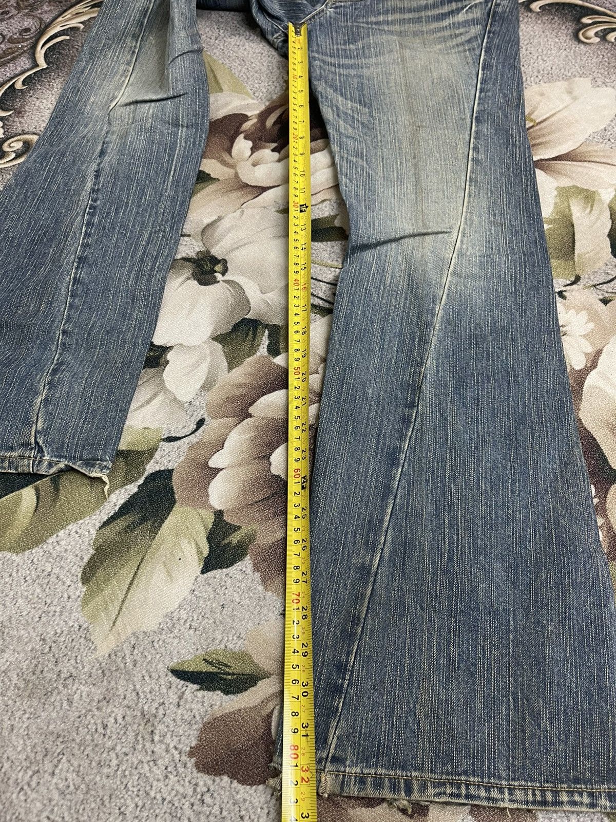 Lee Vintage Lee Riders Flare Jeans Streetwear Size US 33 - 17 Thumbnail