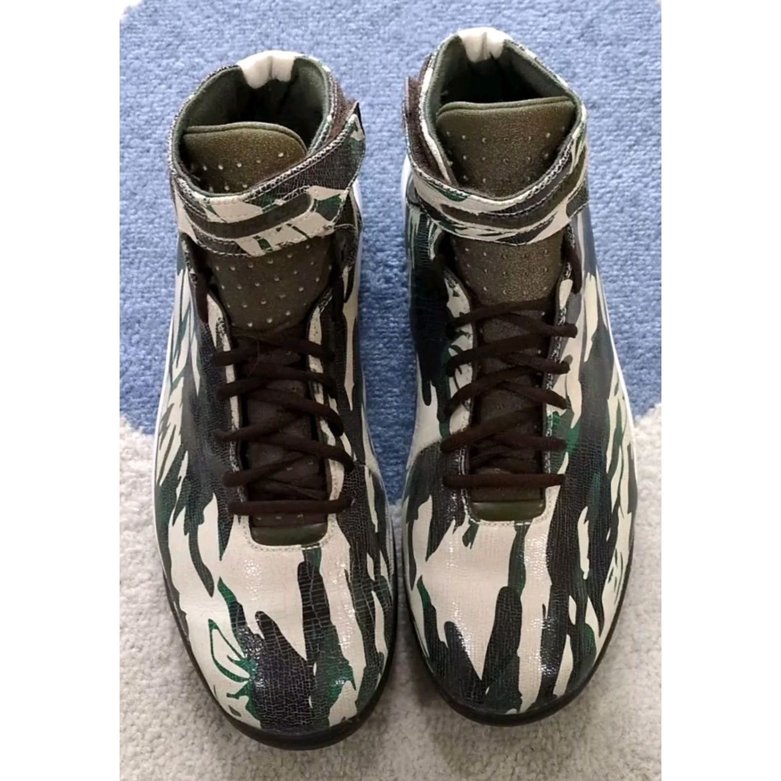 Nike VINTAGE Nike Air Max Huarache 2k4 312544-121 Olive Camo Army Pine Green Military Size 12 Mens Size US 12 / EU 45 - 3 Thumbnail