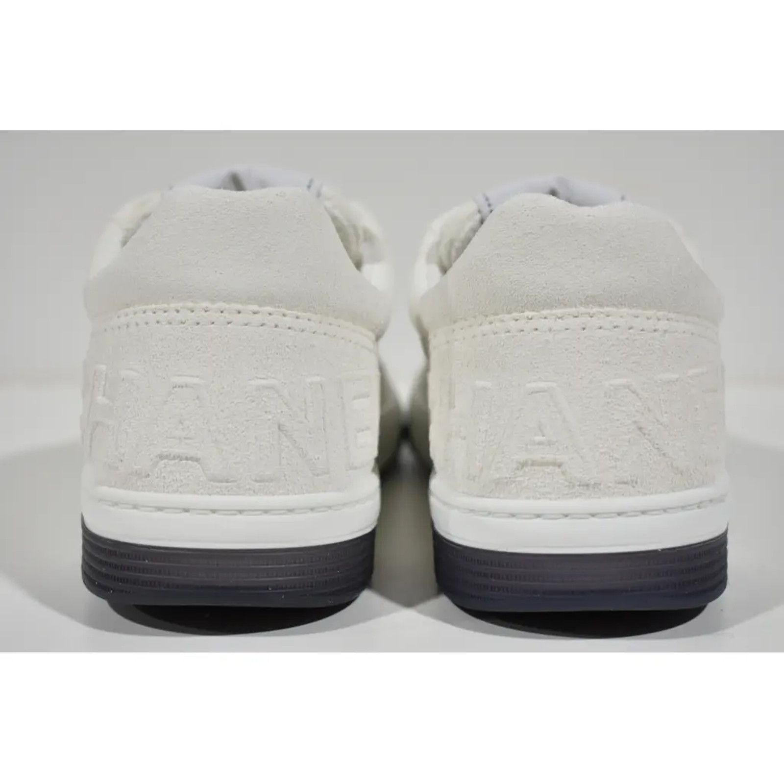 Chanel 22A Suede CC Flat Lace Up Tie Runner Trainer Sneaker 39.5 Size US 9.5 / IT 39.5 - 10 Thumbnail