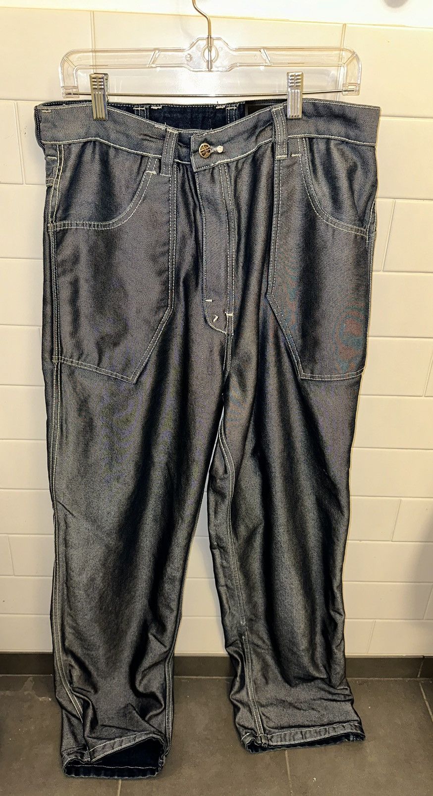 Vintage × Wu-Tang Clan WU WEAR REVERSIBLE DENIM Size US 35 - 1 Thumbnail
