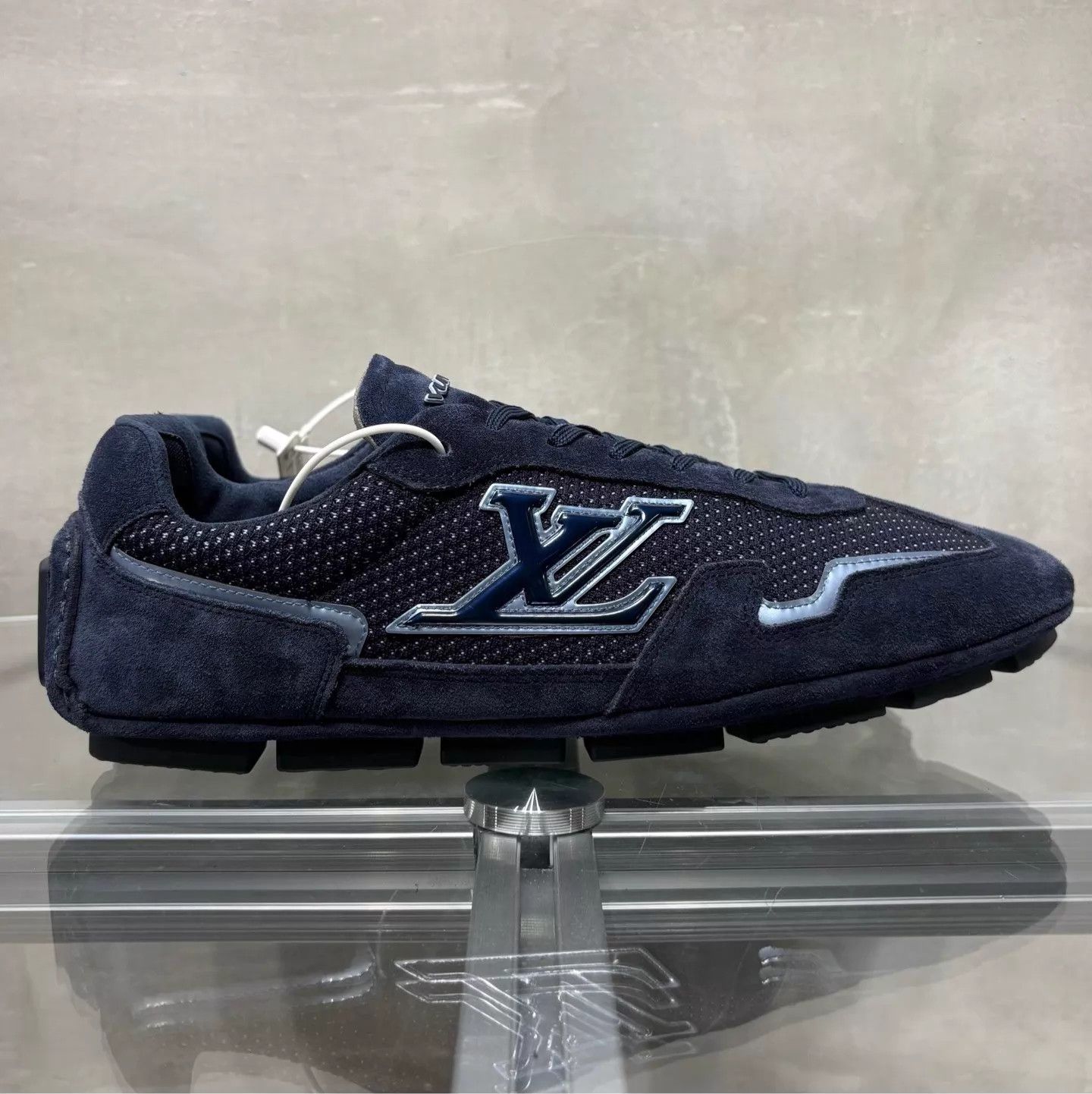 Louis Vuitton LV RALLY Blue UK9 Decon Sneakers New Worn Once Size US 10 / EU 43 - 4 Thumbnail
